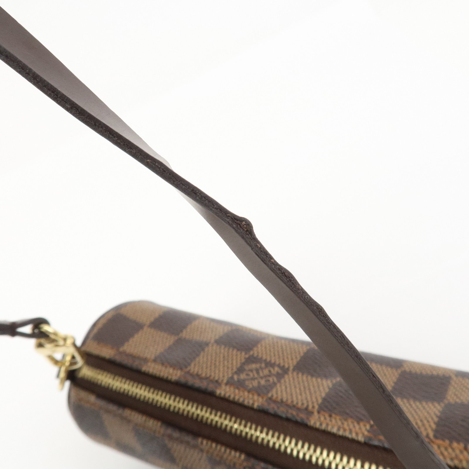 Louis Vuitton Damier Ebene Mini Pouch for Papillon Bag Brown