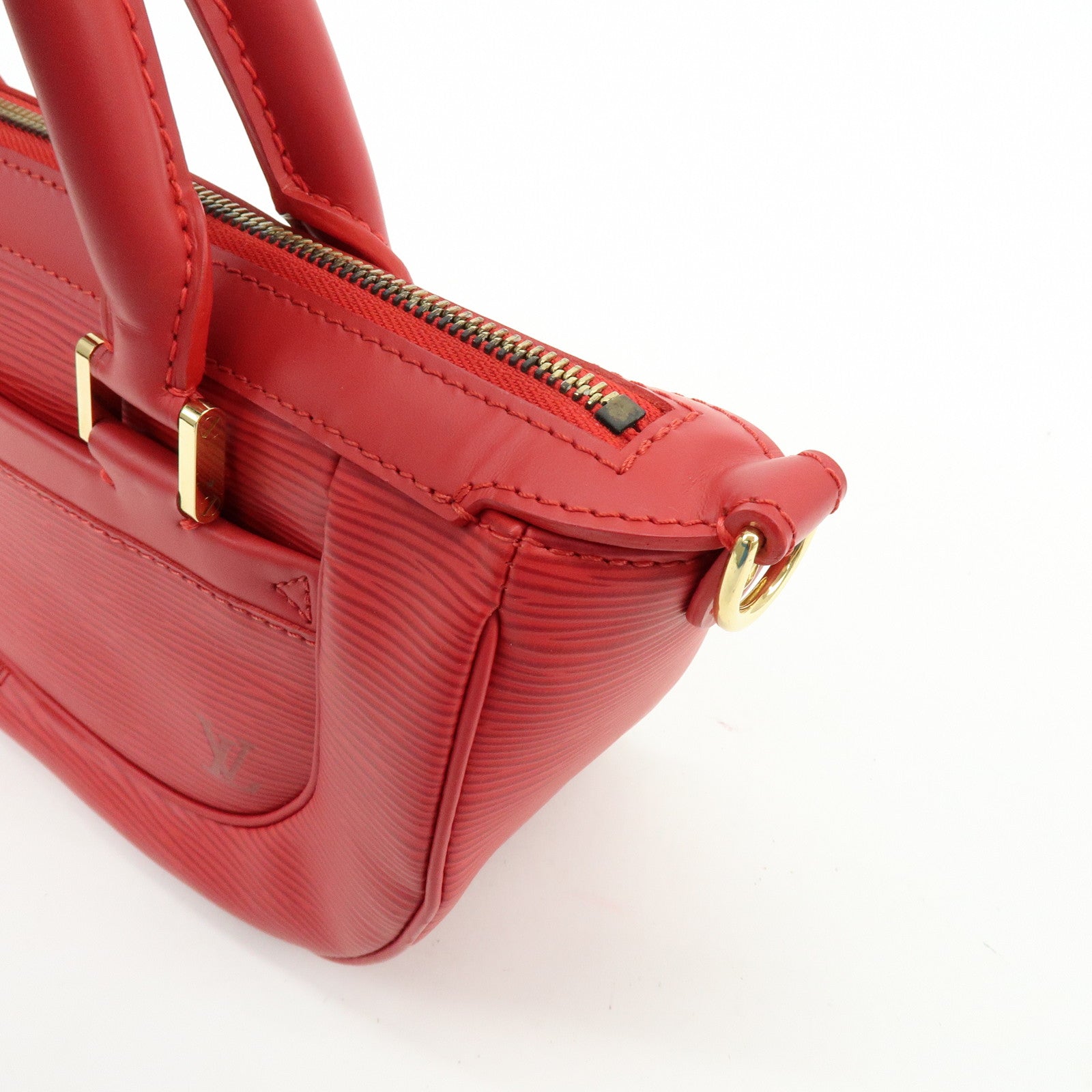 Louis Vuitton Epi Danoura PM Hand Bag Red M5891E