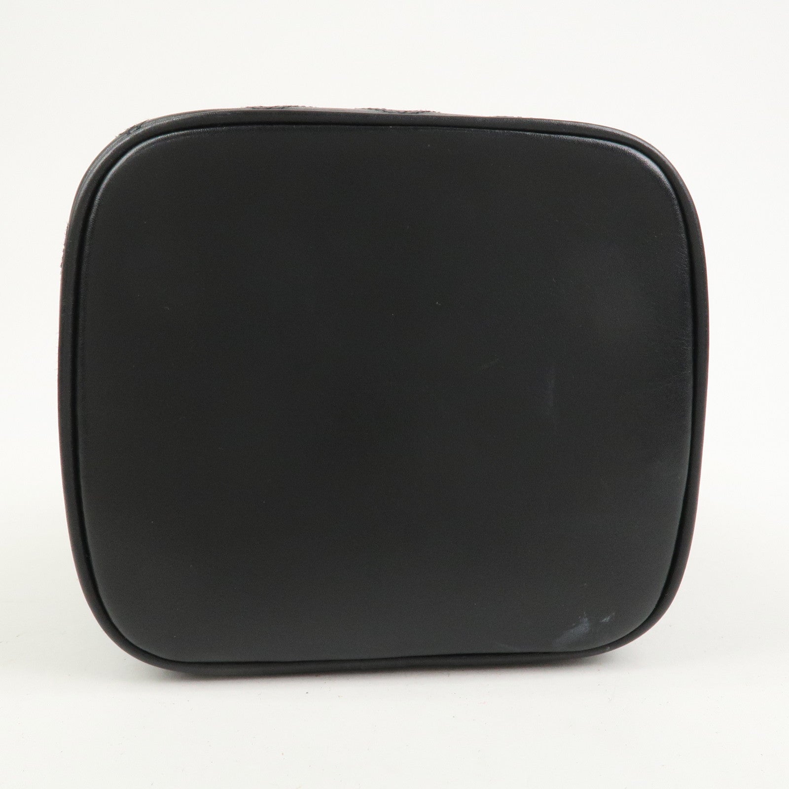 CHANEL Bicolore Lamb Skin Vanity Bag Hand Bag Makeup Bag A01619