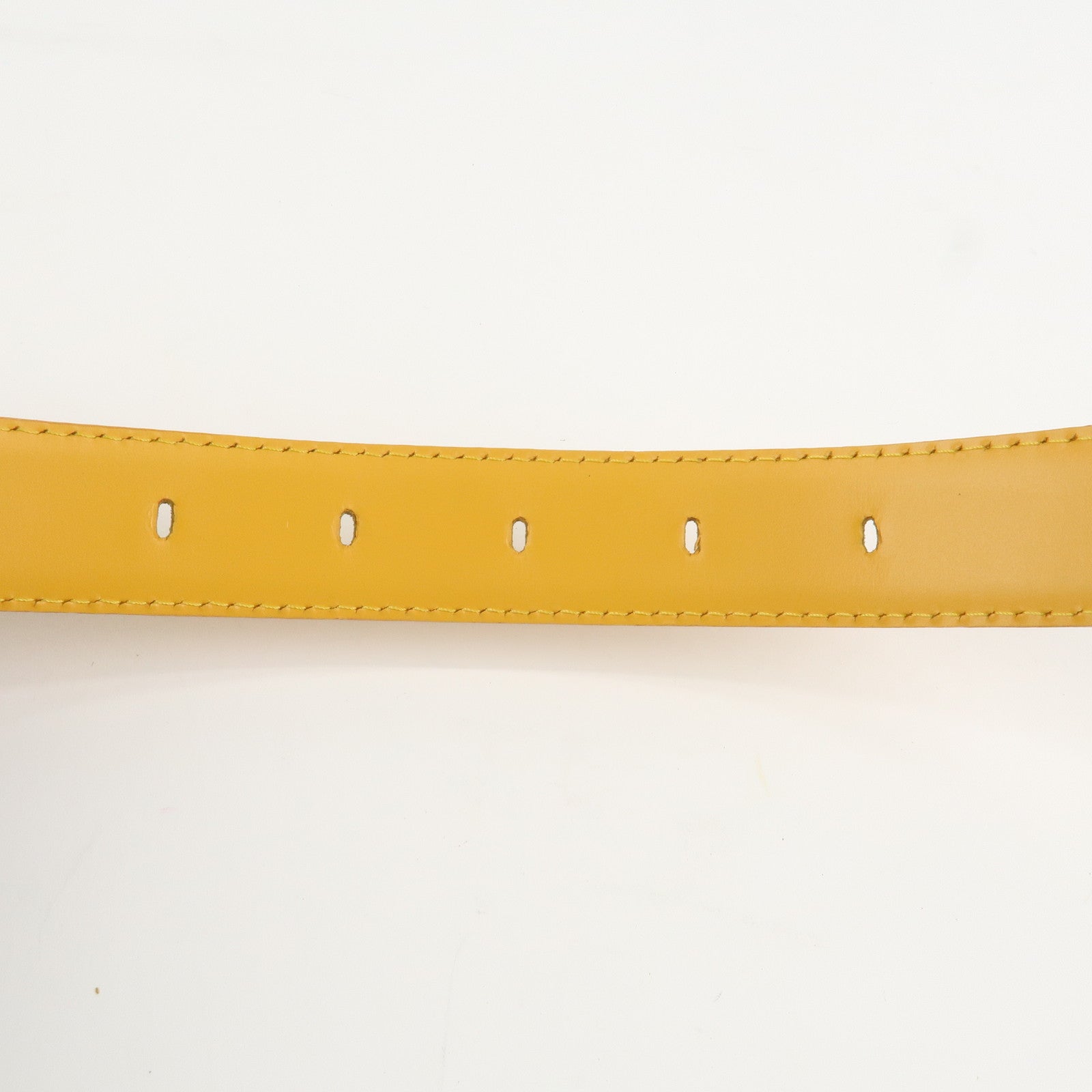 Louis Vuitton Epi Leather Ceinture Belt Tassili Yellow R10051