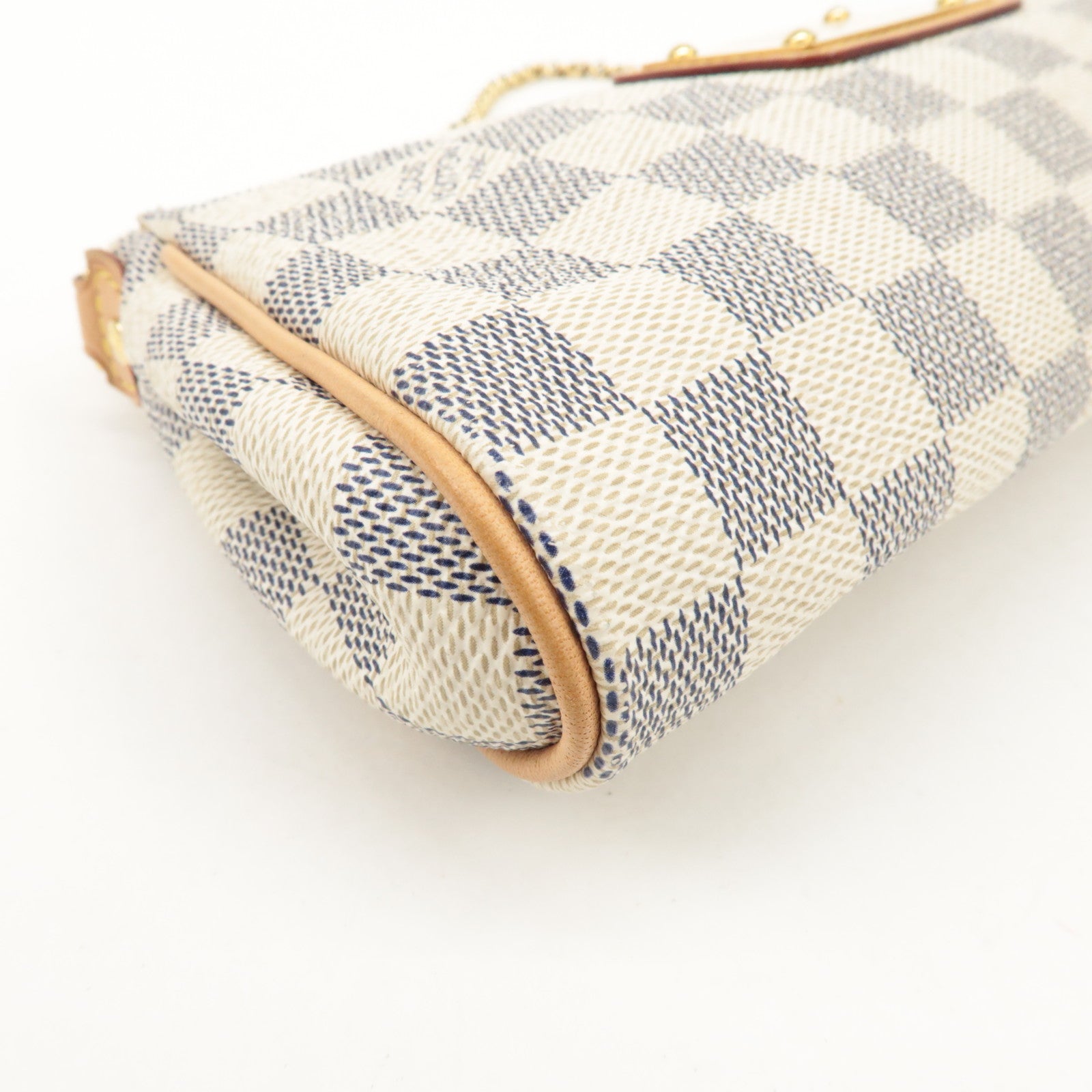 Louis Vuitton Damier Azur Eva 2Way Bag Pouch Shoulder Bag N55214 Used