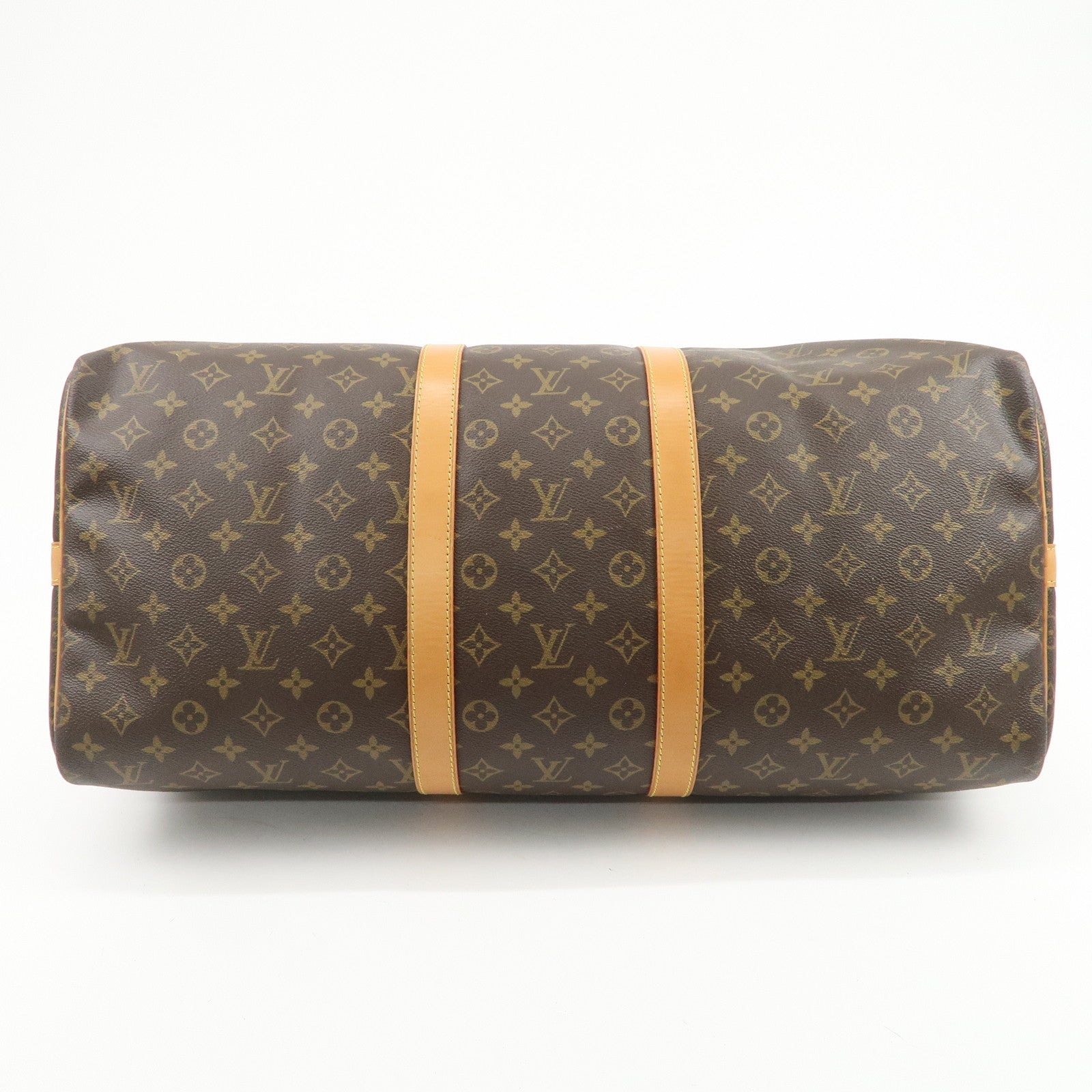 Louis Vuitton Monogram Keep All Bandouliere 55 Boston Bag M41414