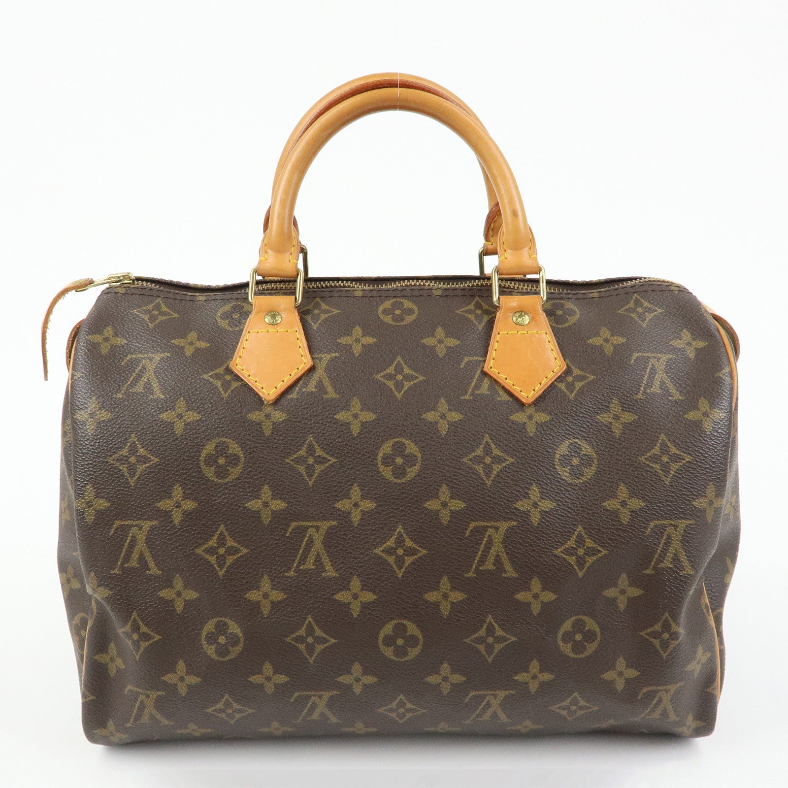 Louis Vuitton Monogram Speedy 30 Boston Bag Hand Bag Brown M41526