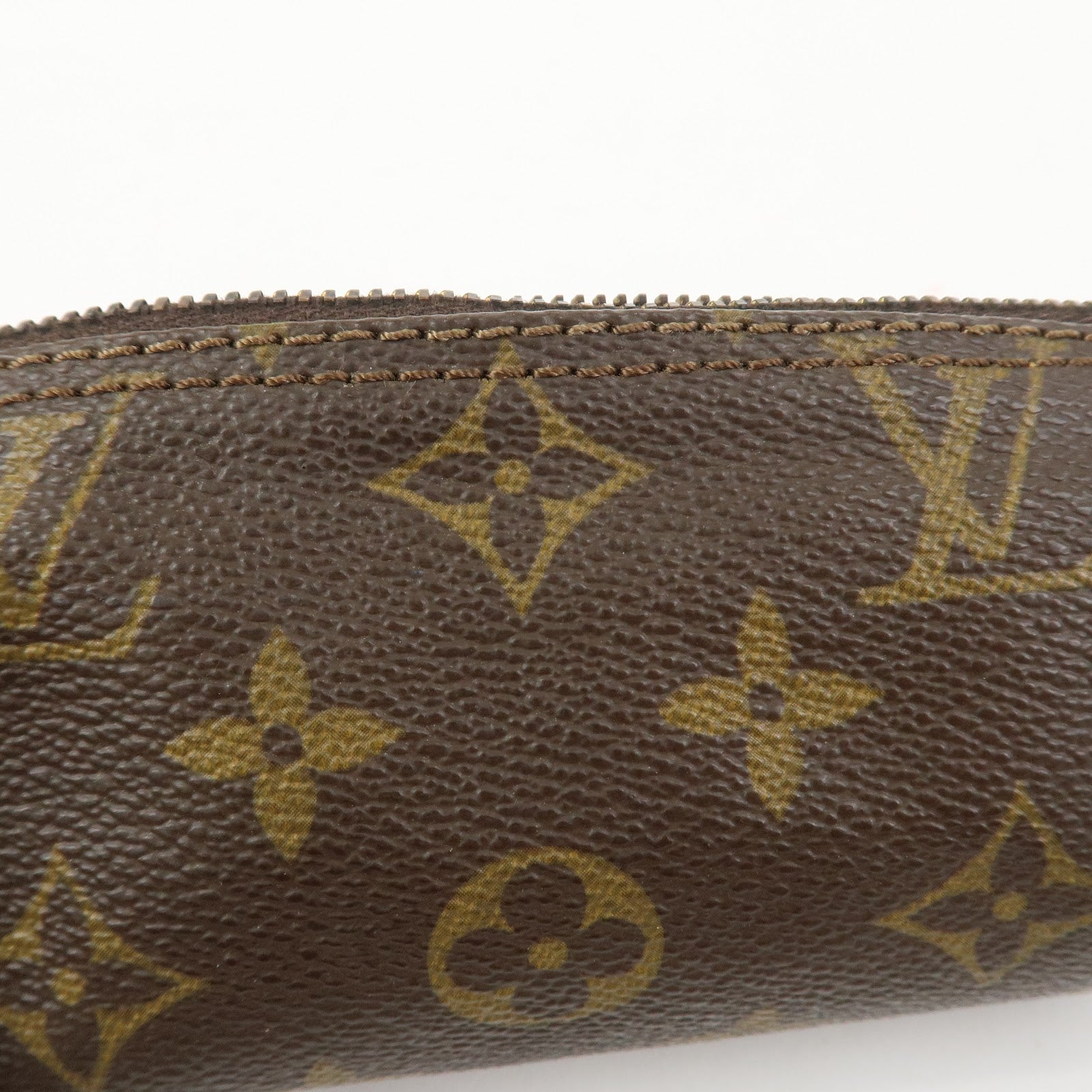 Louis Vuitton Monogram Mini Pouch for Papillon Bag Old Style Brown