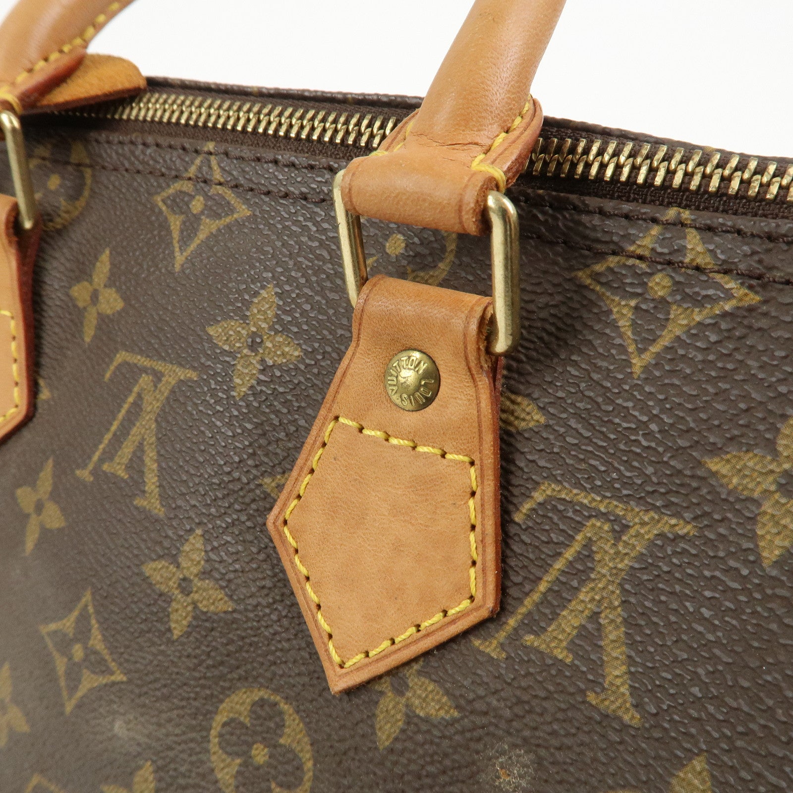 Louis Vuitton Monogram Speedy 25 Boston Bag Hand Bag Brown M41528