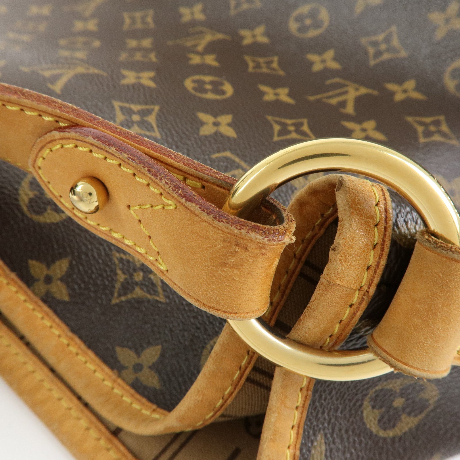 Louis Vuitton Monogram Delightful MM Shoulder Bag Brown M50156
