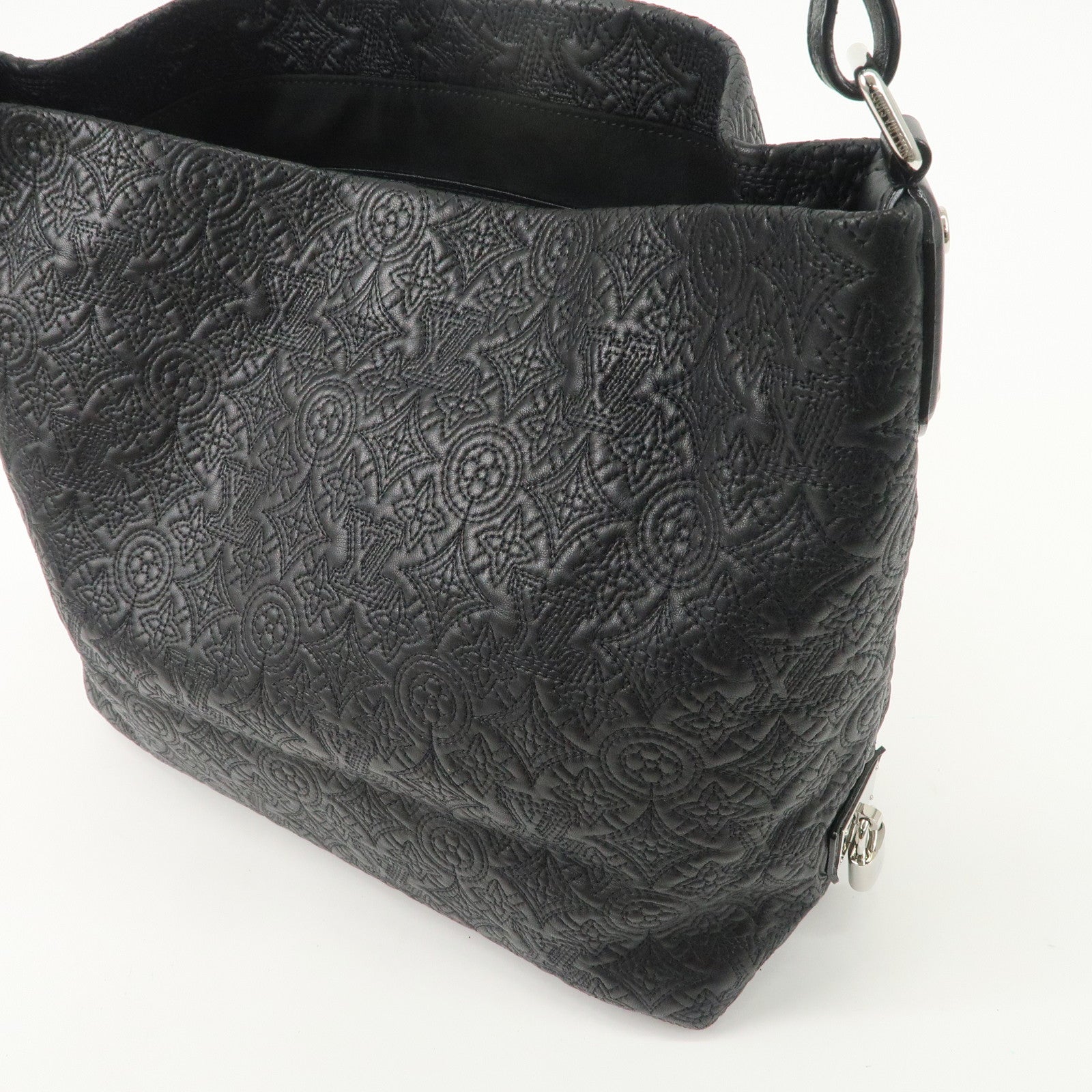 Louis Vuitton Monogram Antia Hobo PM Leather Shoulder Bag Noir M93833 Used