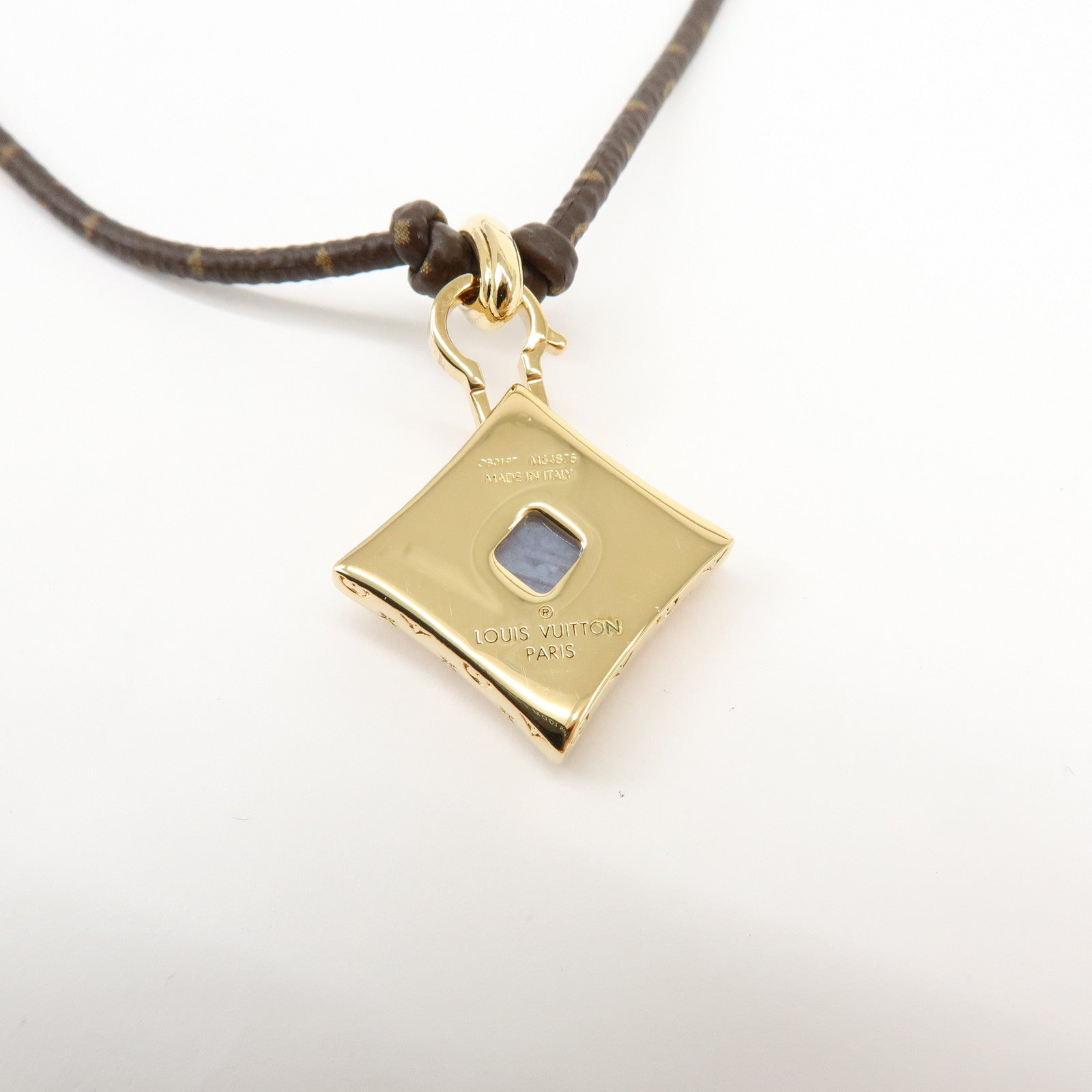 Louis Vuitton Metal Monogram Collier Cord Into Me Necklace M64875