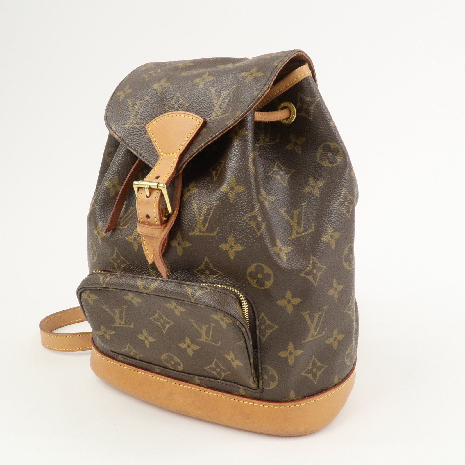 Louis Vuitton Monogram Montsouris MM Backpack Brown M51136