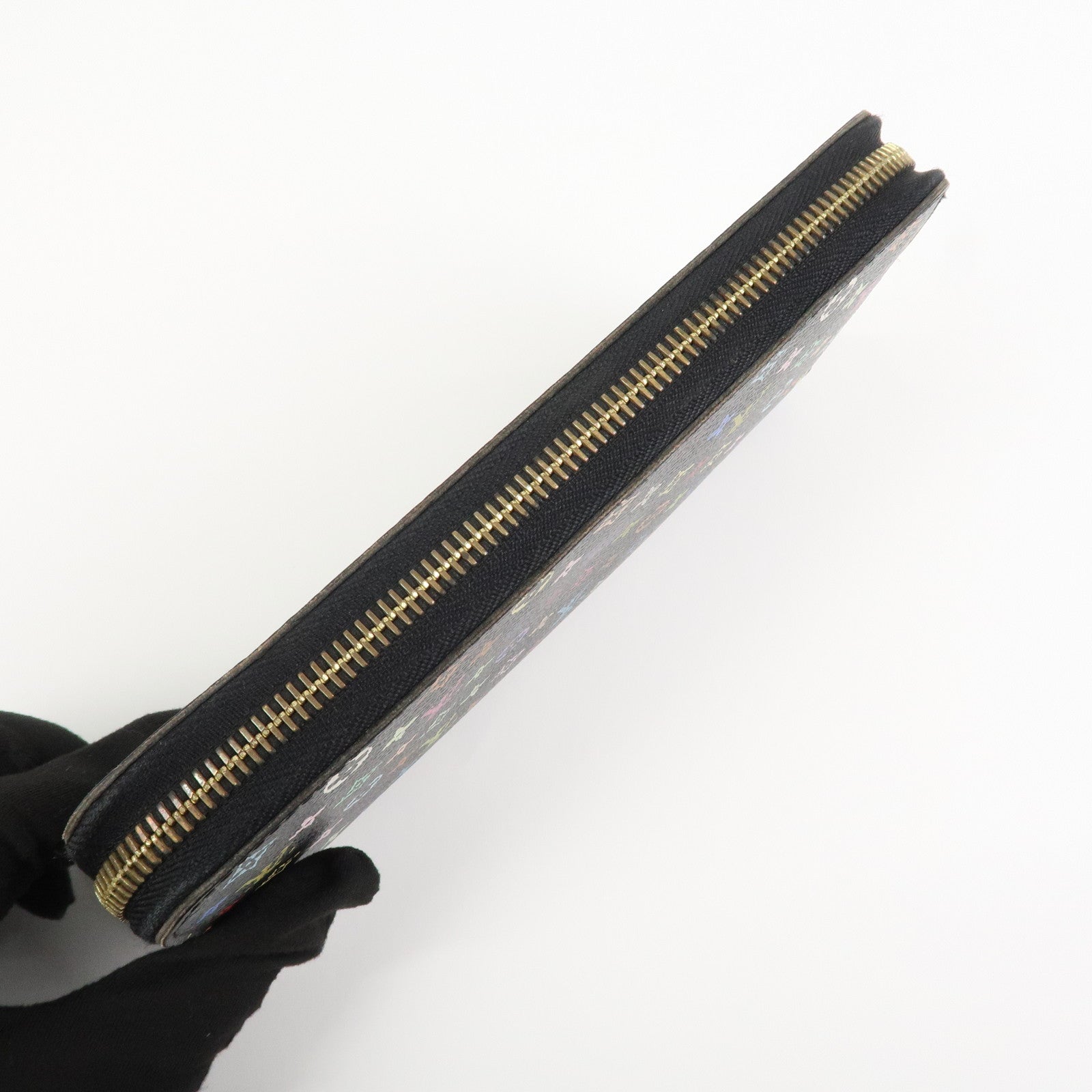 Louis Vuitton Monogram Multicolor Zippy Wallet Long Wallet Noir M60243