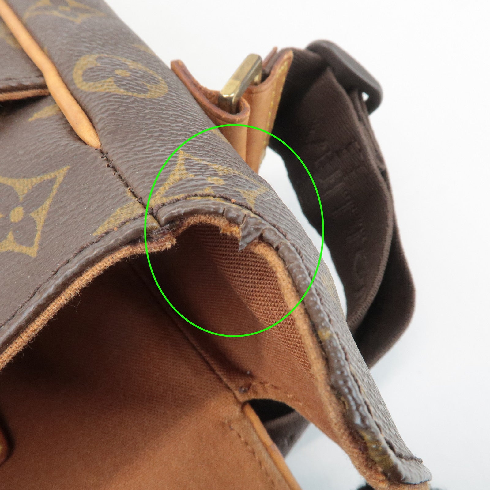 Louis Vuitton Monogram Abbesses Messenger Bag Shoulder Bag M45257 Used