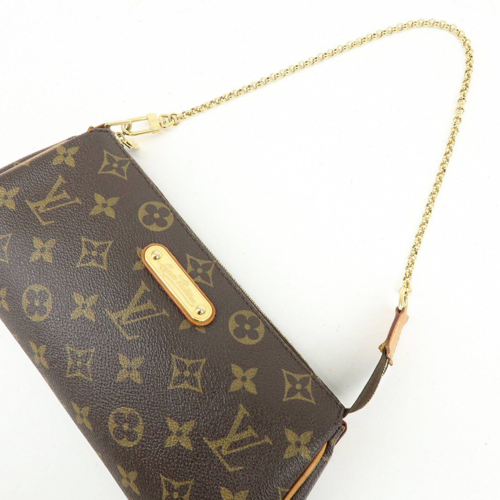 Louis Vuitton Monogram Eva 2Way Chain Shoulder Bag Brown M95567