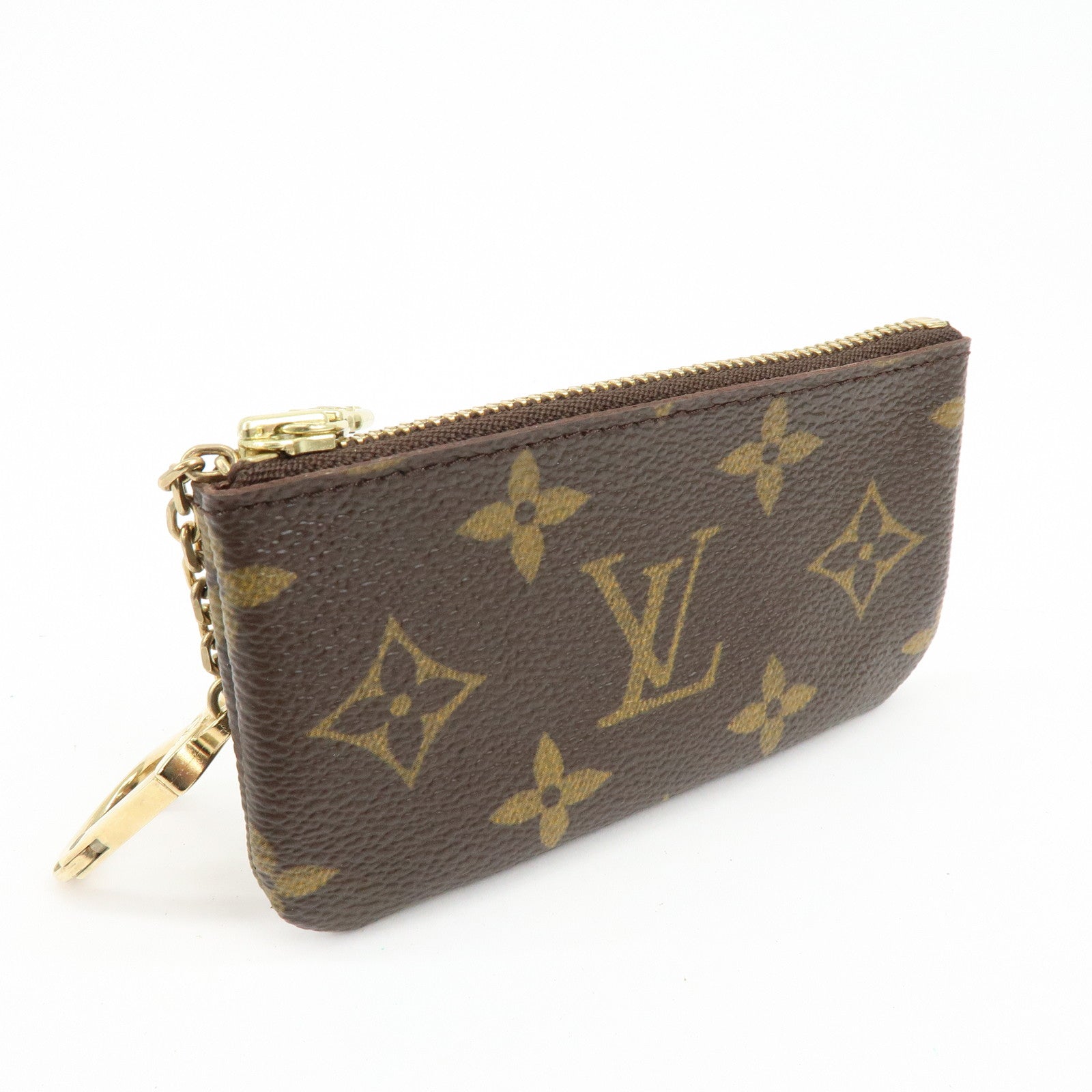 Louis Vuitton Monogram Pochette Cles Coin Case Key Case M62650
