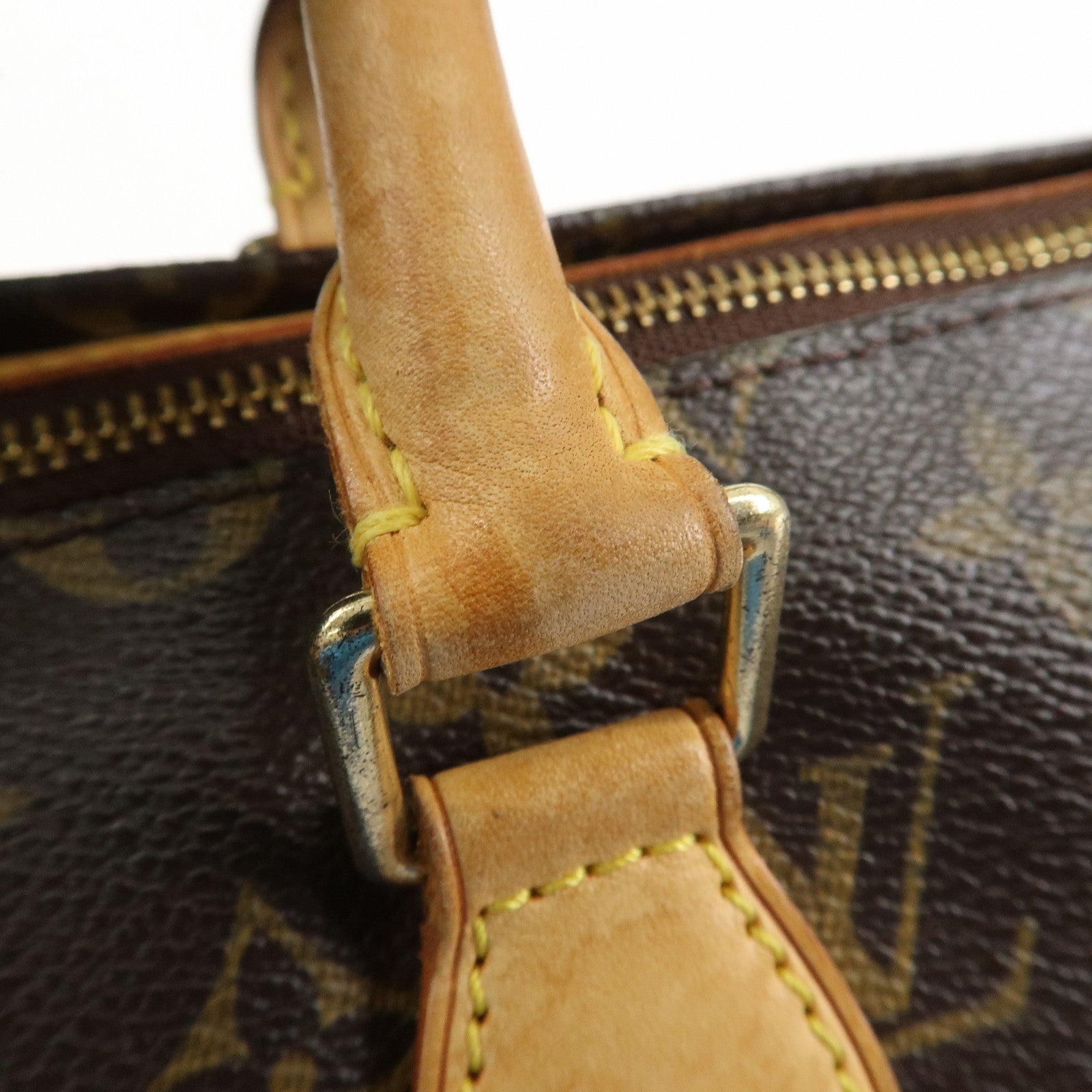 Louis Vuitton Monogram Popincourt Hand Bag Brown M40009 Used