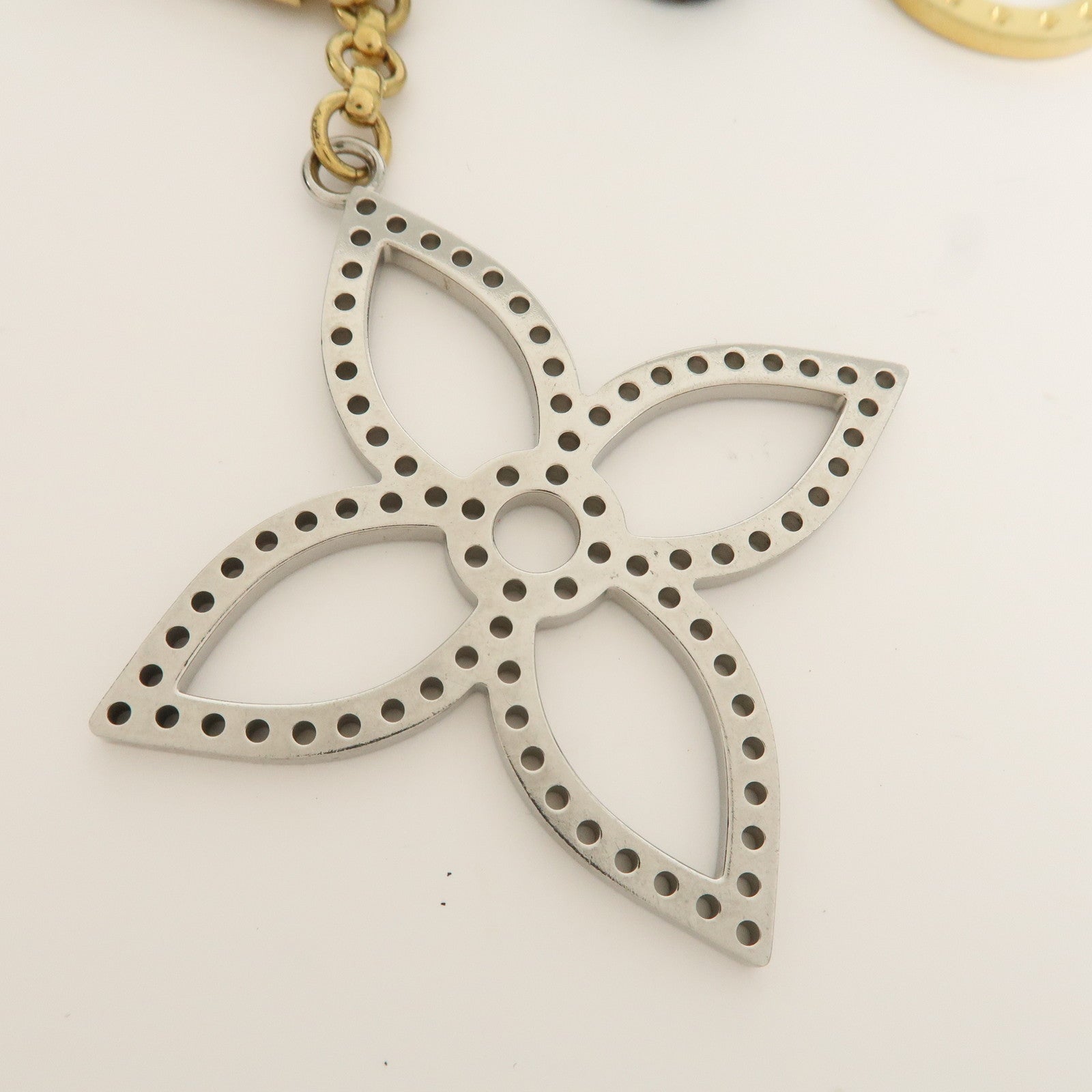 Louis Vuitton Bijoux Sac Tapage Metal Bag Charm Gold Silver M65090