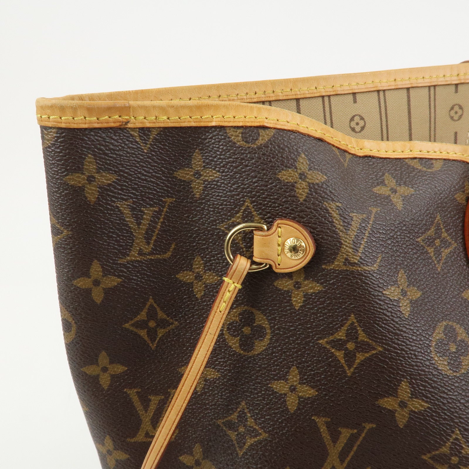 Louis Vuitton Monogram Neverfull GM Tote Bag Brown M40157