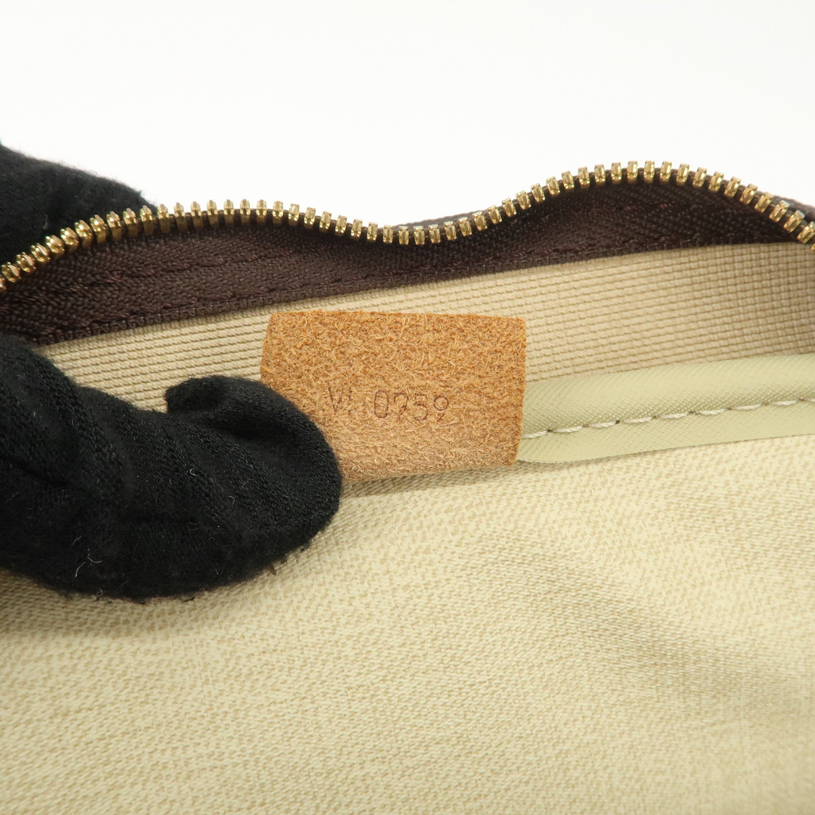 Louis Vuitton Monogram Deauville Hand Bag Brown M47270 Used