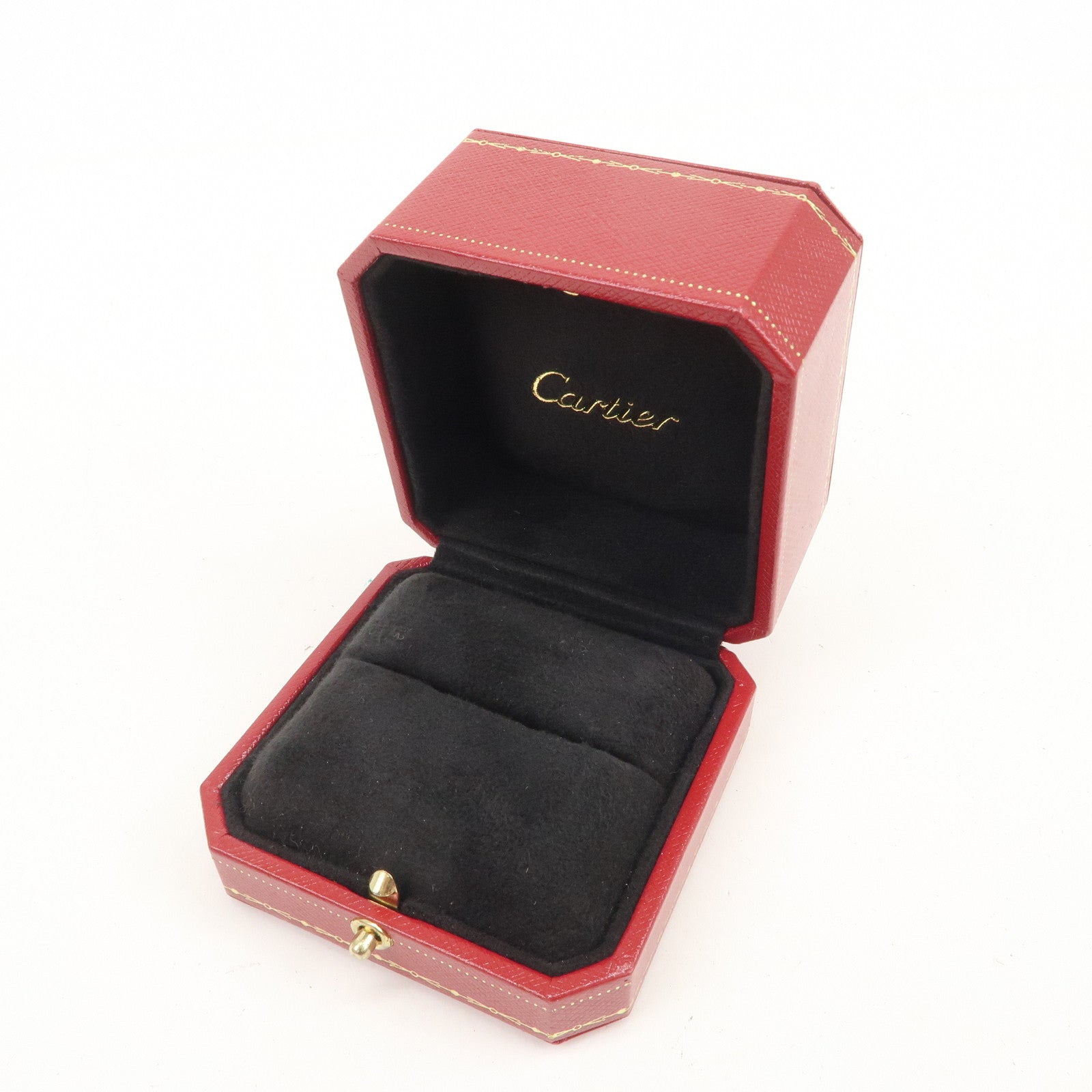 Cartier Set of 5 Jewelry Boxes Ring Boxes Red Gold