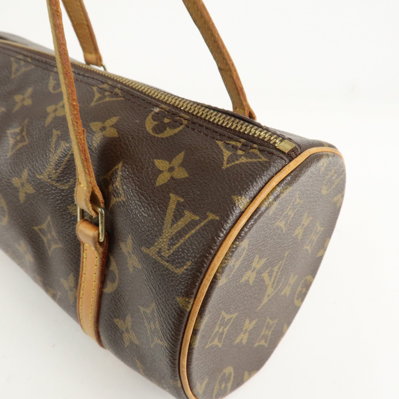 Louis Vuitton Monogram Papillon 26 Hand Bag New Style M51386 Used
