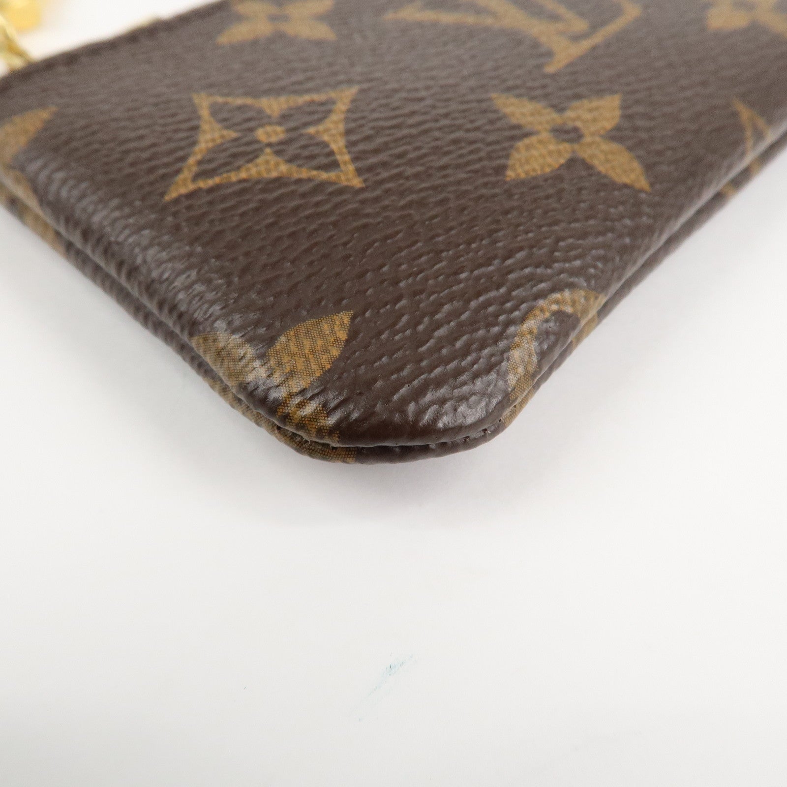 Louis Vuitton Monogram Pochette Cles Coin Case Key Case M62650 Used