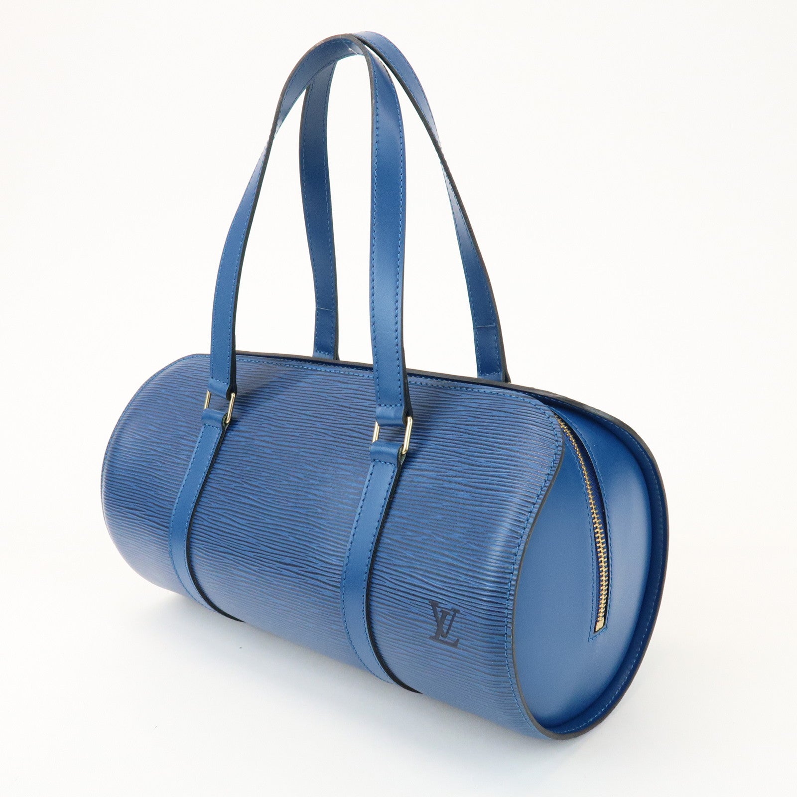 Louis Vuitton Epi Soufflot Shoulder Bag Hand Bag Toledo Blue M52225