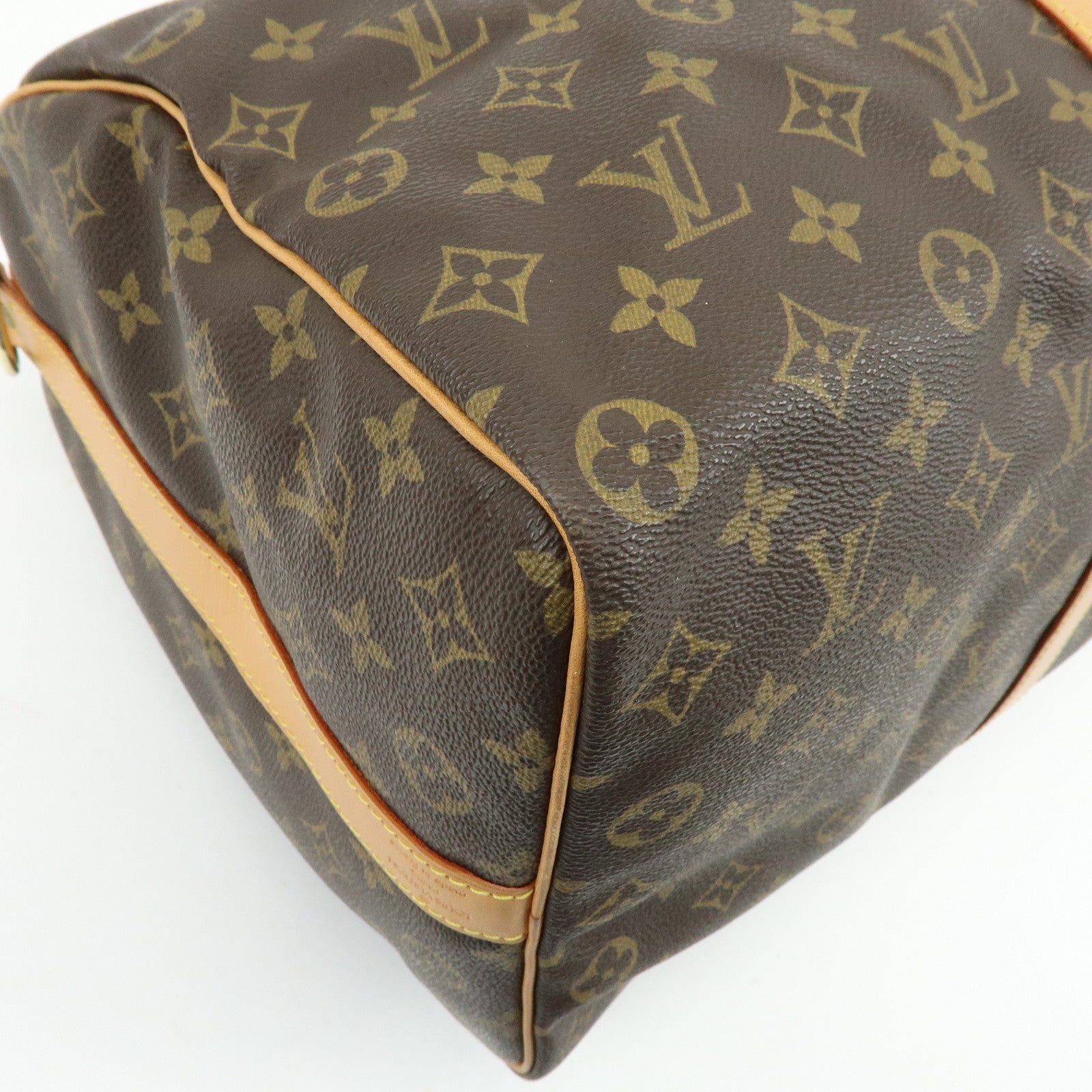 Louis Vuitton Monogram Keep All Bandouliere 50 Boston Bag M41416