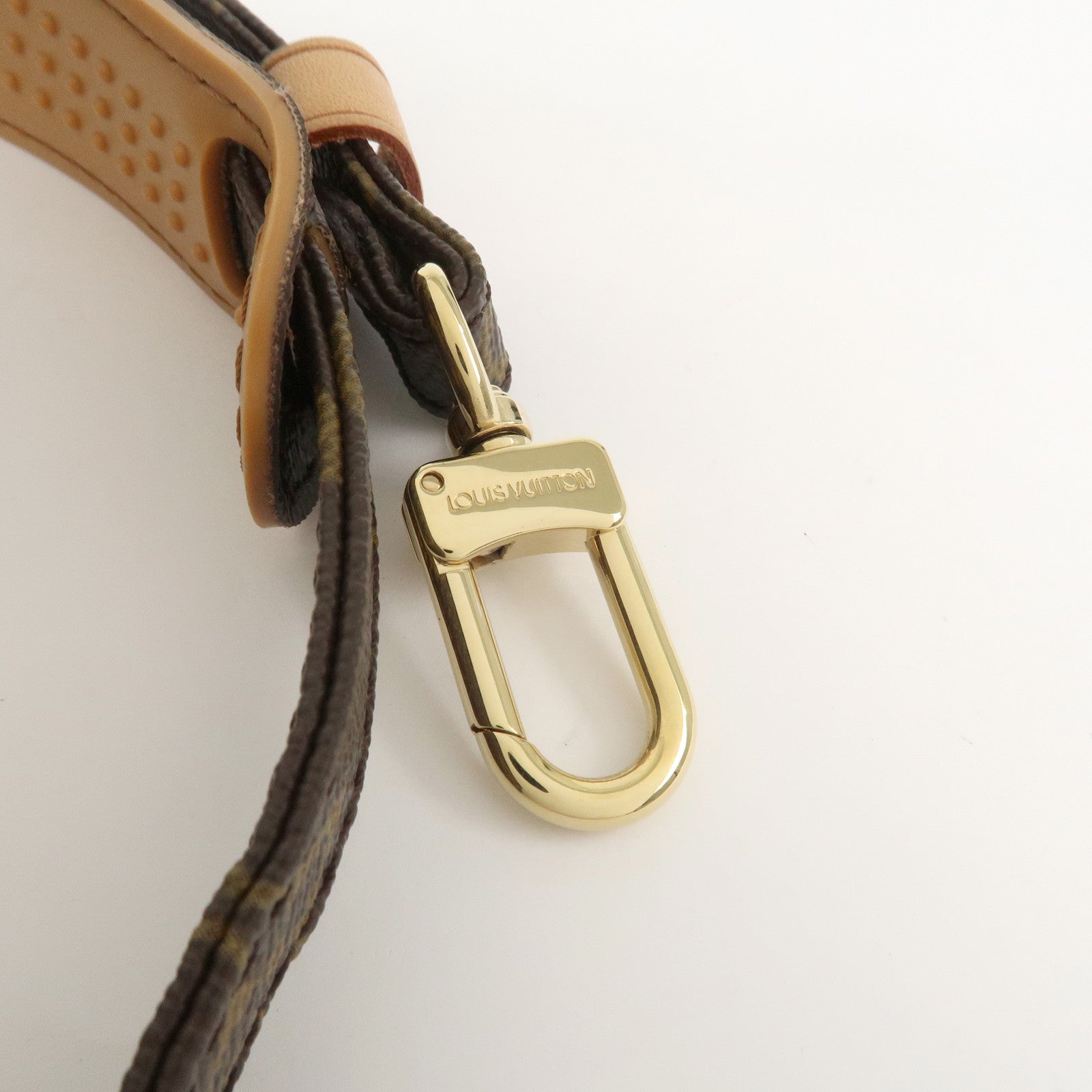 Louis Vuitton Monogram Leather Shoulder Strap 100cm 1.6cm Brown
