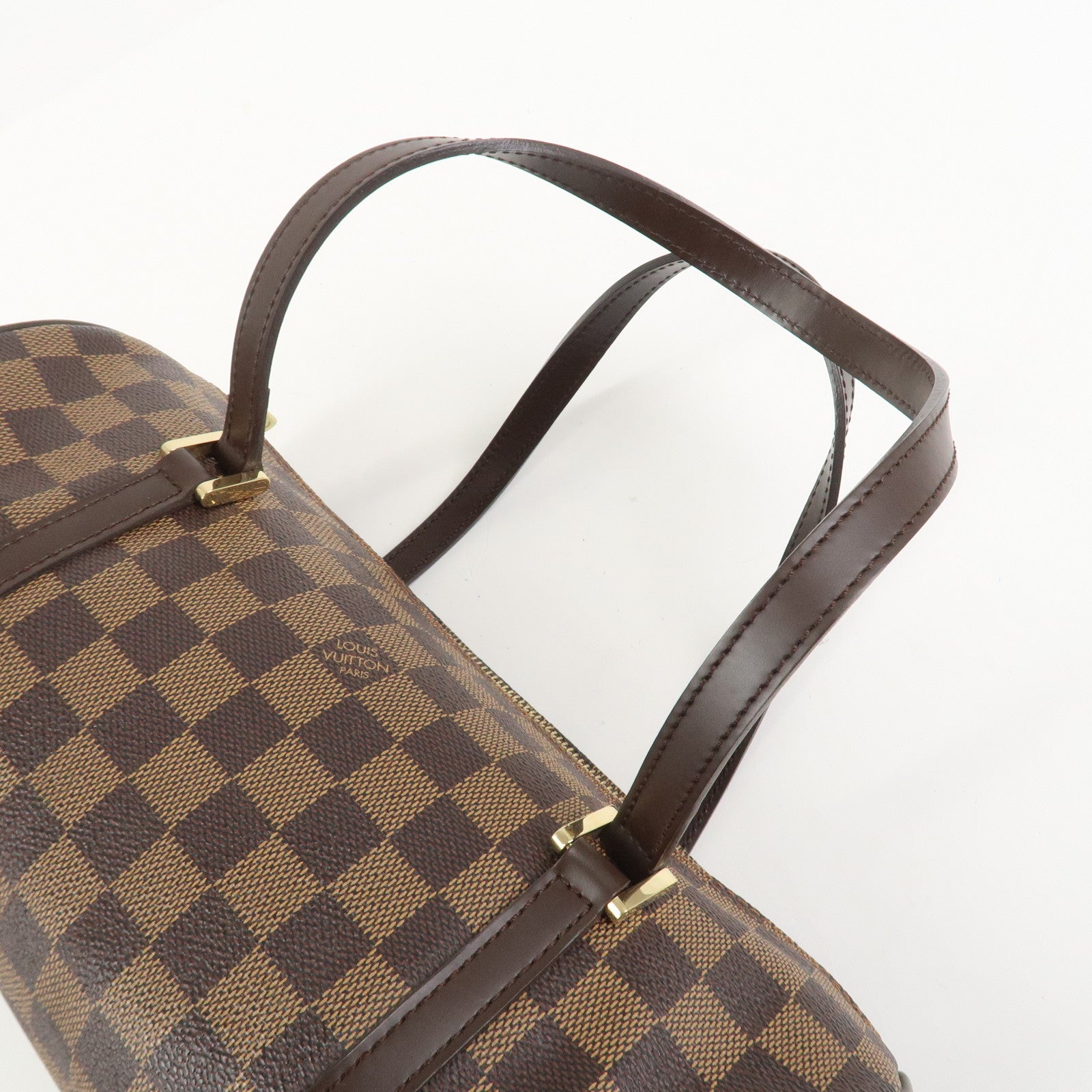 Louis Vuitton Damier Ebene Papillon 30 Hand Bag Brown N51303