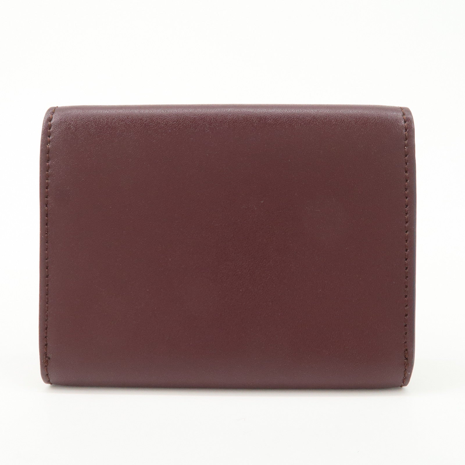 FENDI By The Way Leather Card Case Bordeaux 3M0217