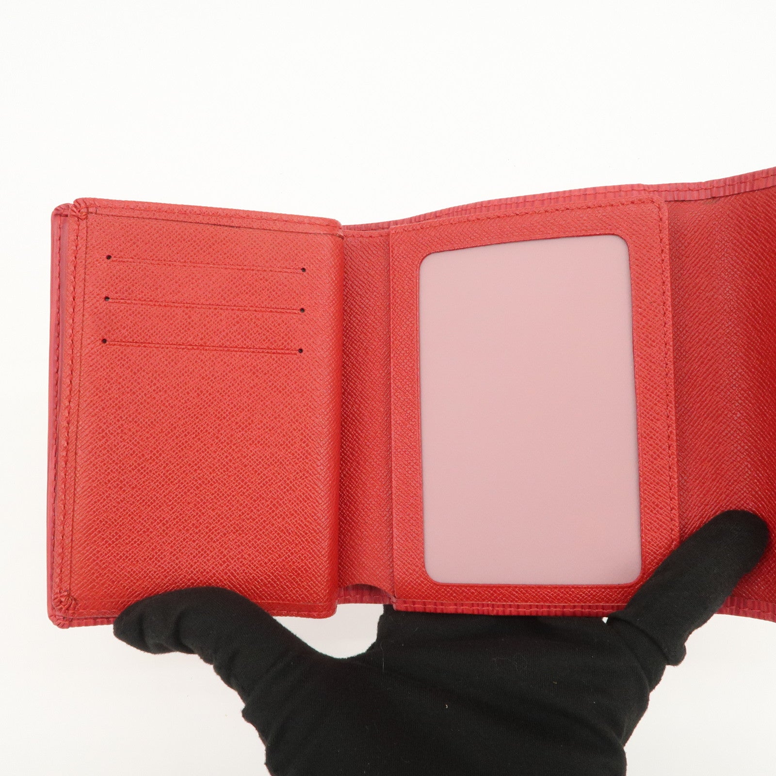 Louis Vuitton Epi Portefeuille Koala Wallet Rouge M5801E
