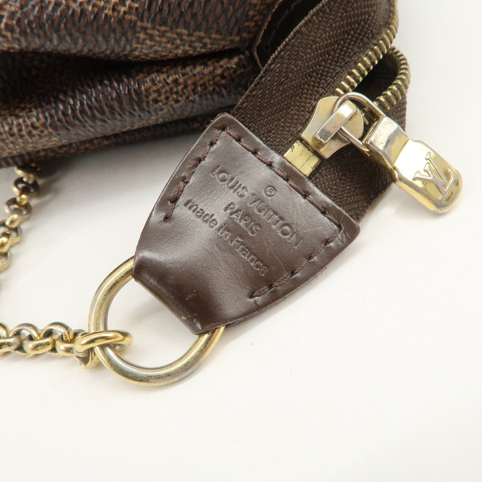 Louis Vuitton Damier Ebene Eva 2Way Hand Bag Shoulder Bag N55213