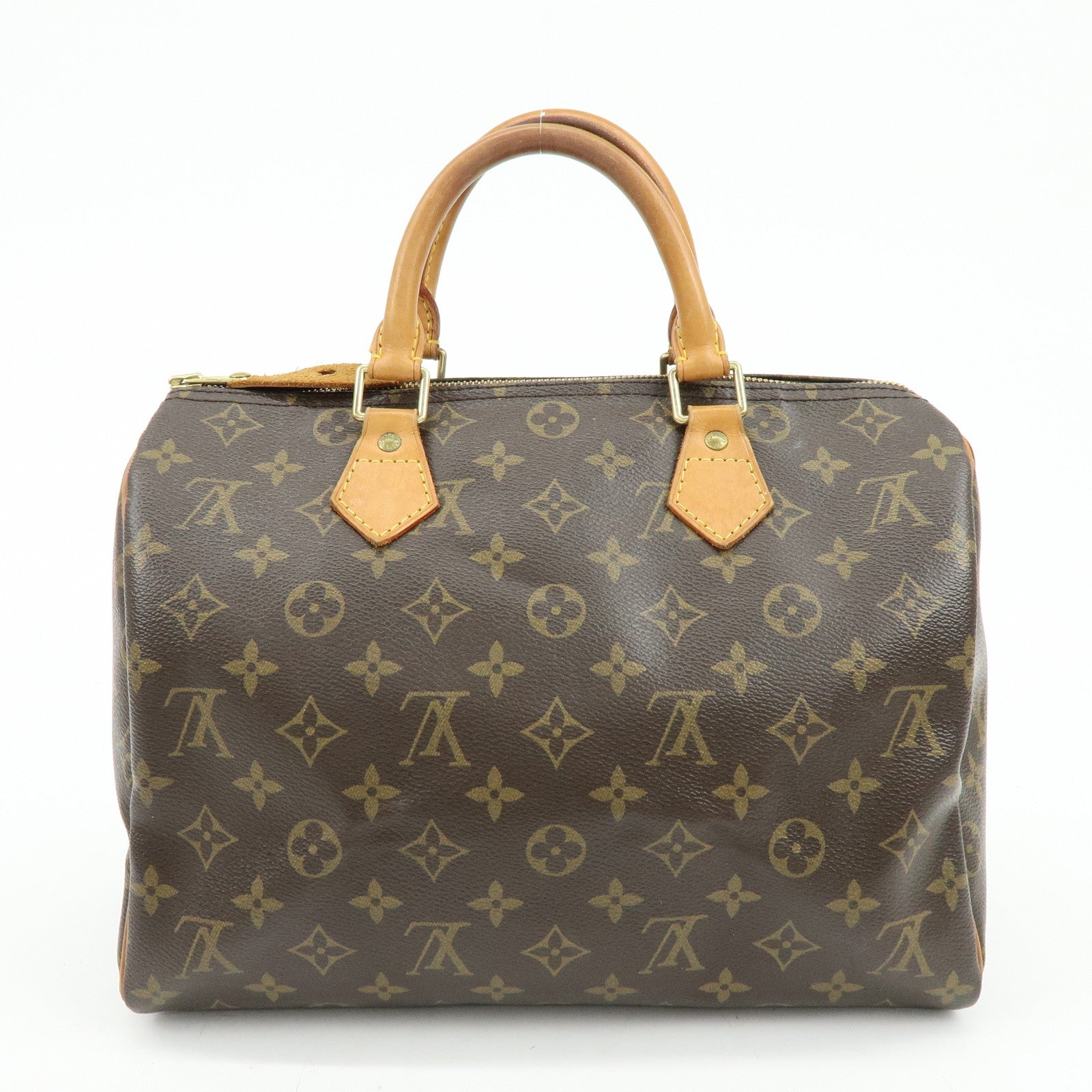 Louis Vuitton Monogram Speedy 30 Boston Bag Hand Bag Brown M41526