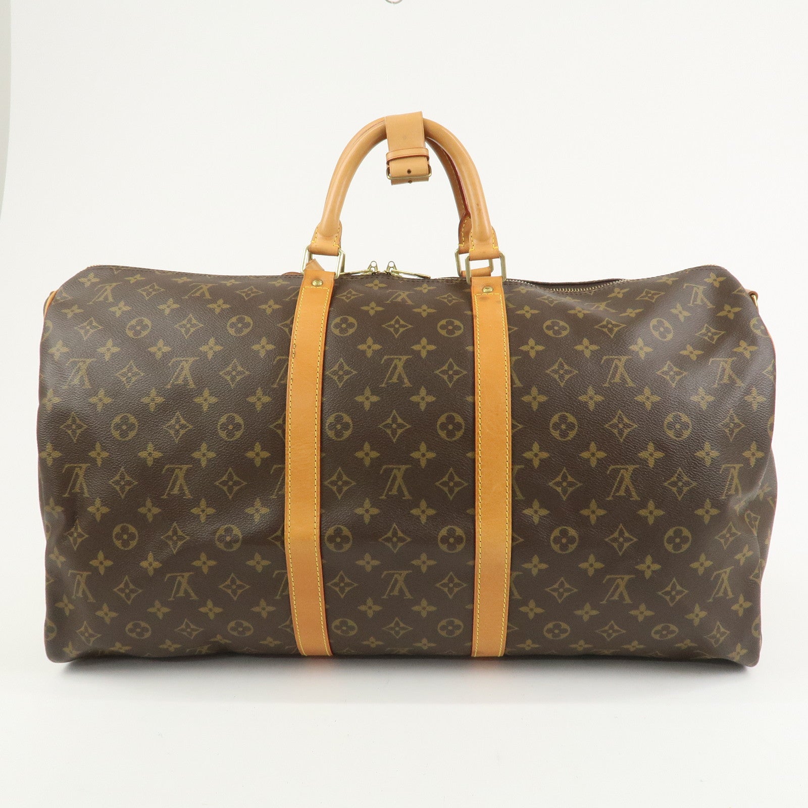 Louis Vuitton Monogram Keep All Bandouliere 55 Boston Bag M41414