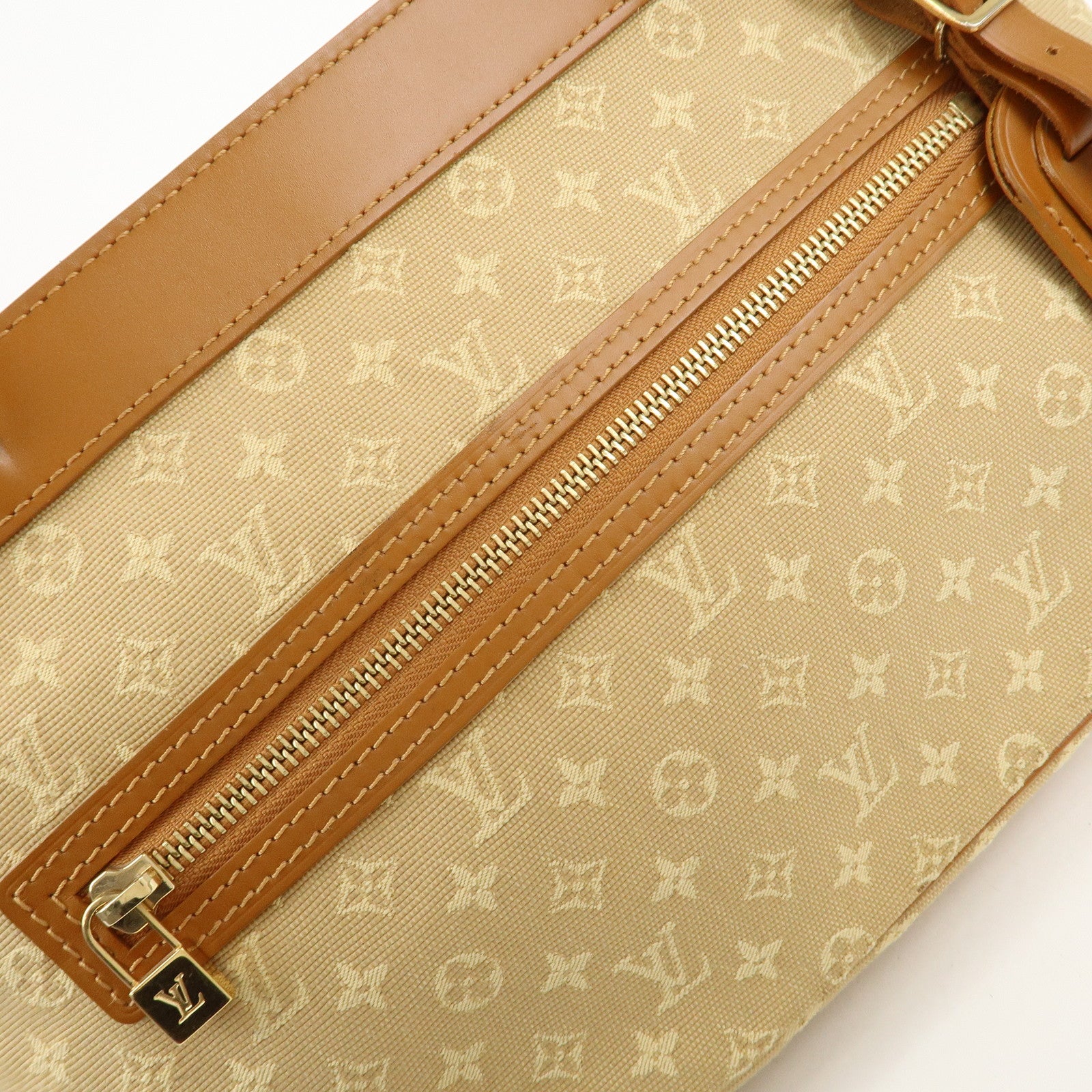 Louis Vuitton Monogram Mini Lucille PM Hand Bag Beige M92684