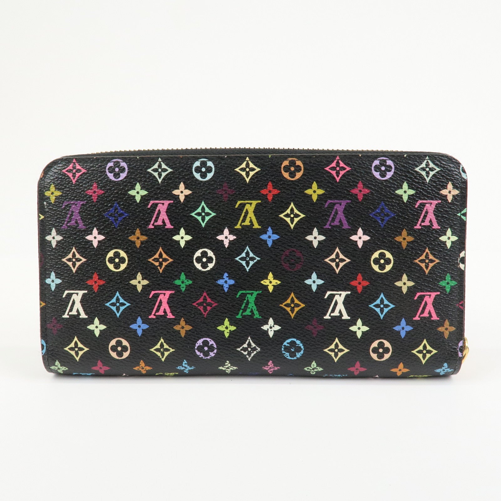 Louis Vuitton Monogram Multi Color Zippy Wallet Violet M60275