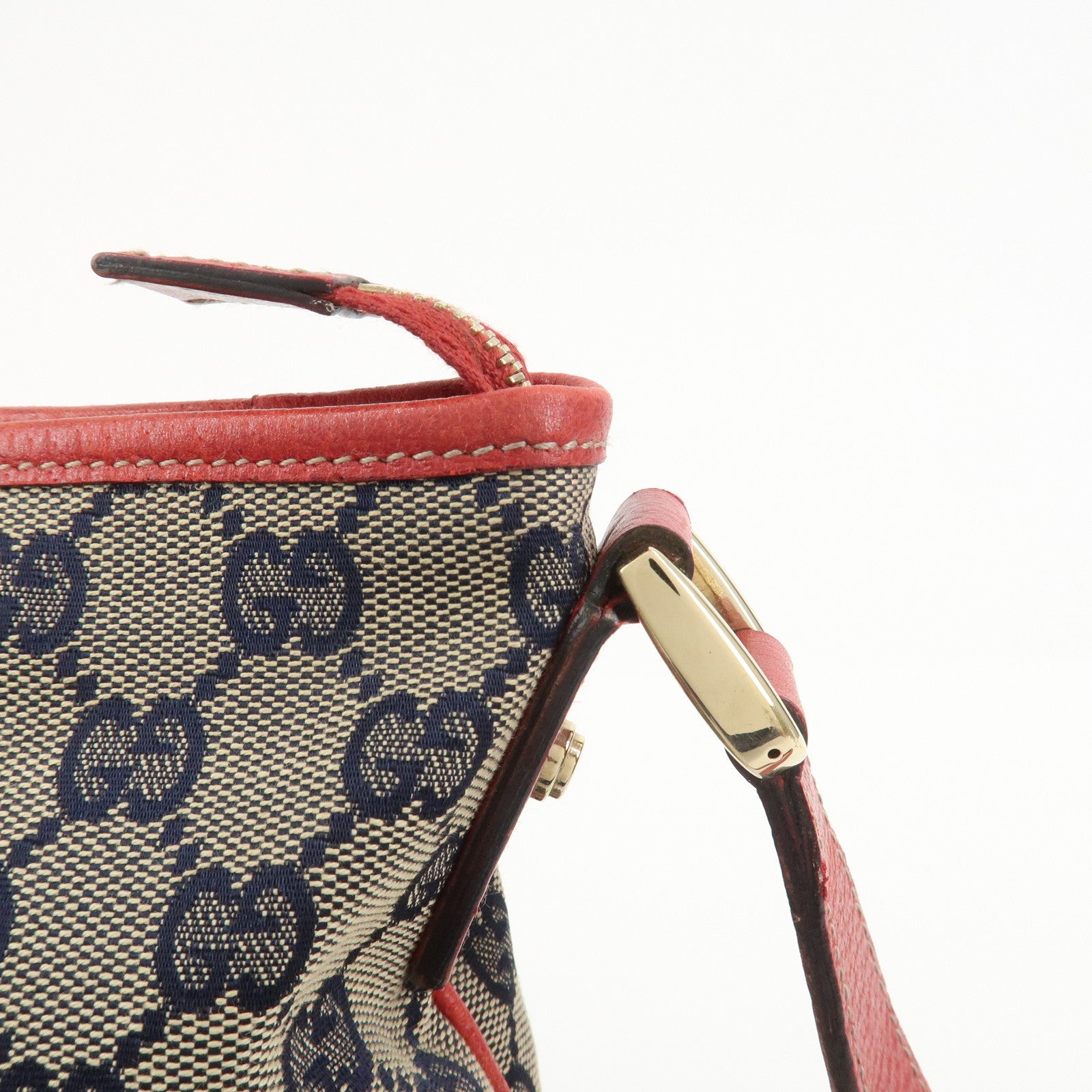 GUCCI Abbey GG Canvas Leather Shoulder Bag Crossbody Bag 131326