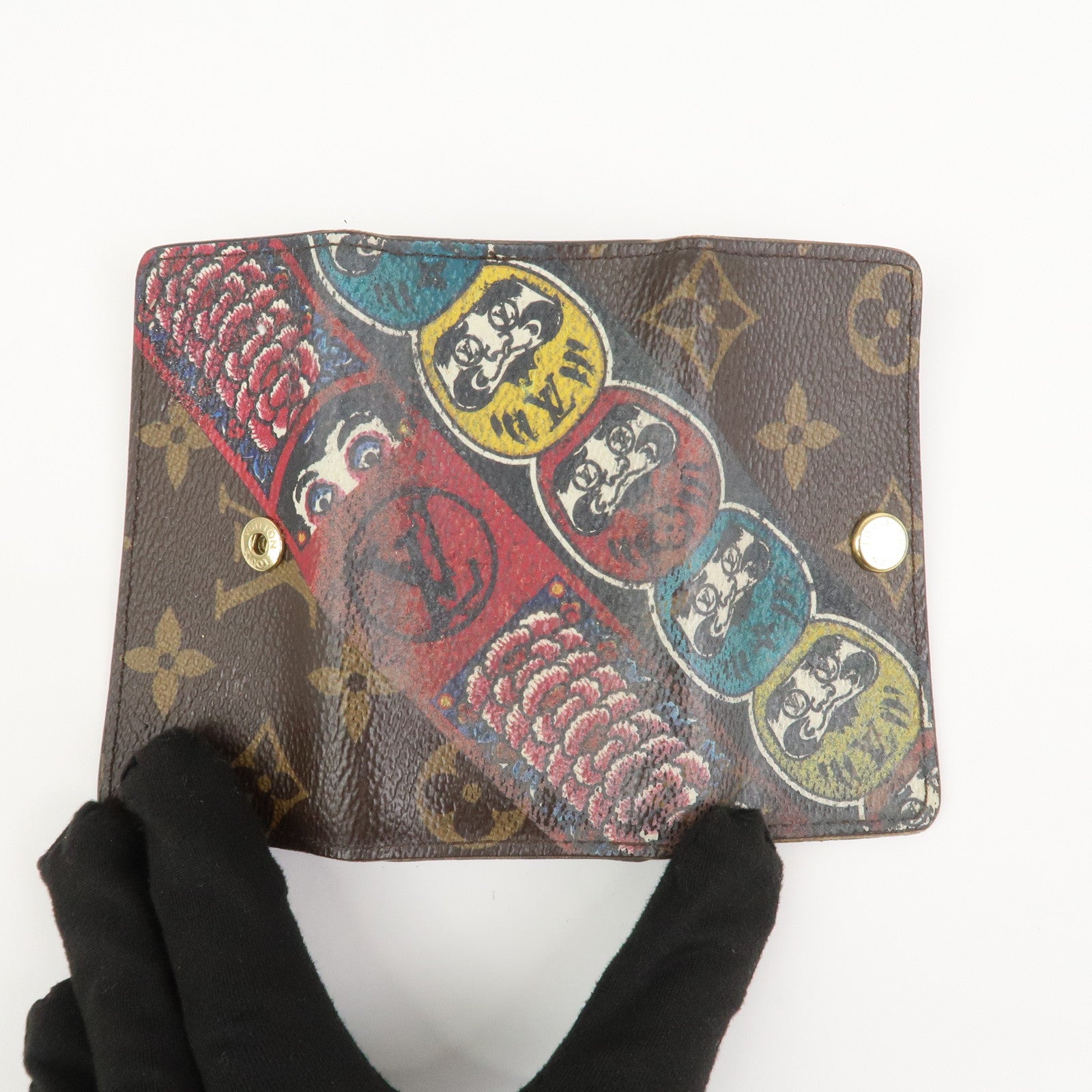 Louis Vuitton Monogram Kansai Yamamoto Multicles 4 Key Case Brown