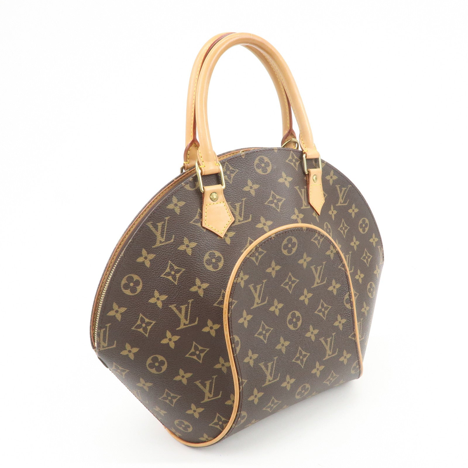 Louis Vuitton Monogram Ellipse MM Hand Bag Brown M51126