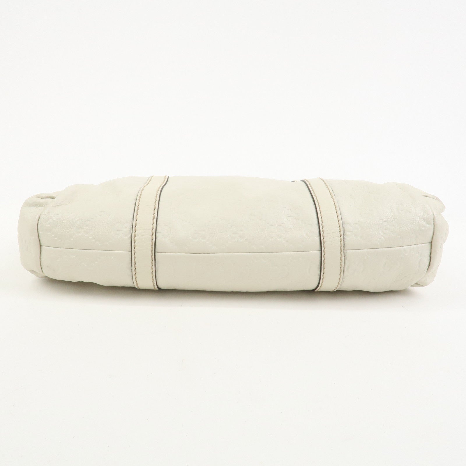 GUCCI Guccissima Leather Tote Bag Shoulder Bag White 211935