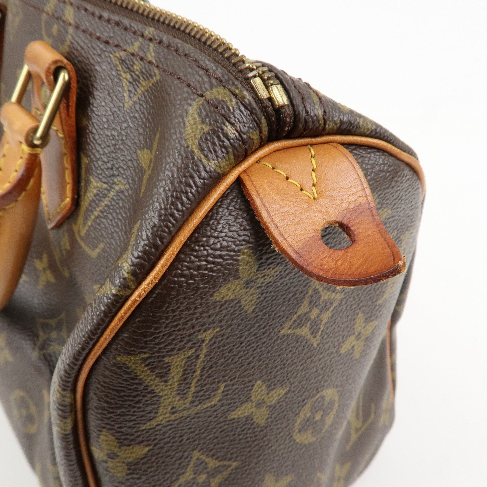 Louis Vuitton Monogram Speedy 25 Boston Bag Hand Bag Brown M41528