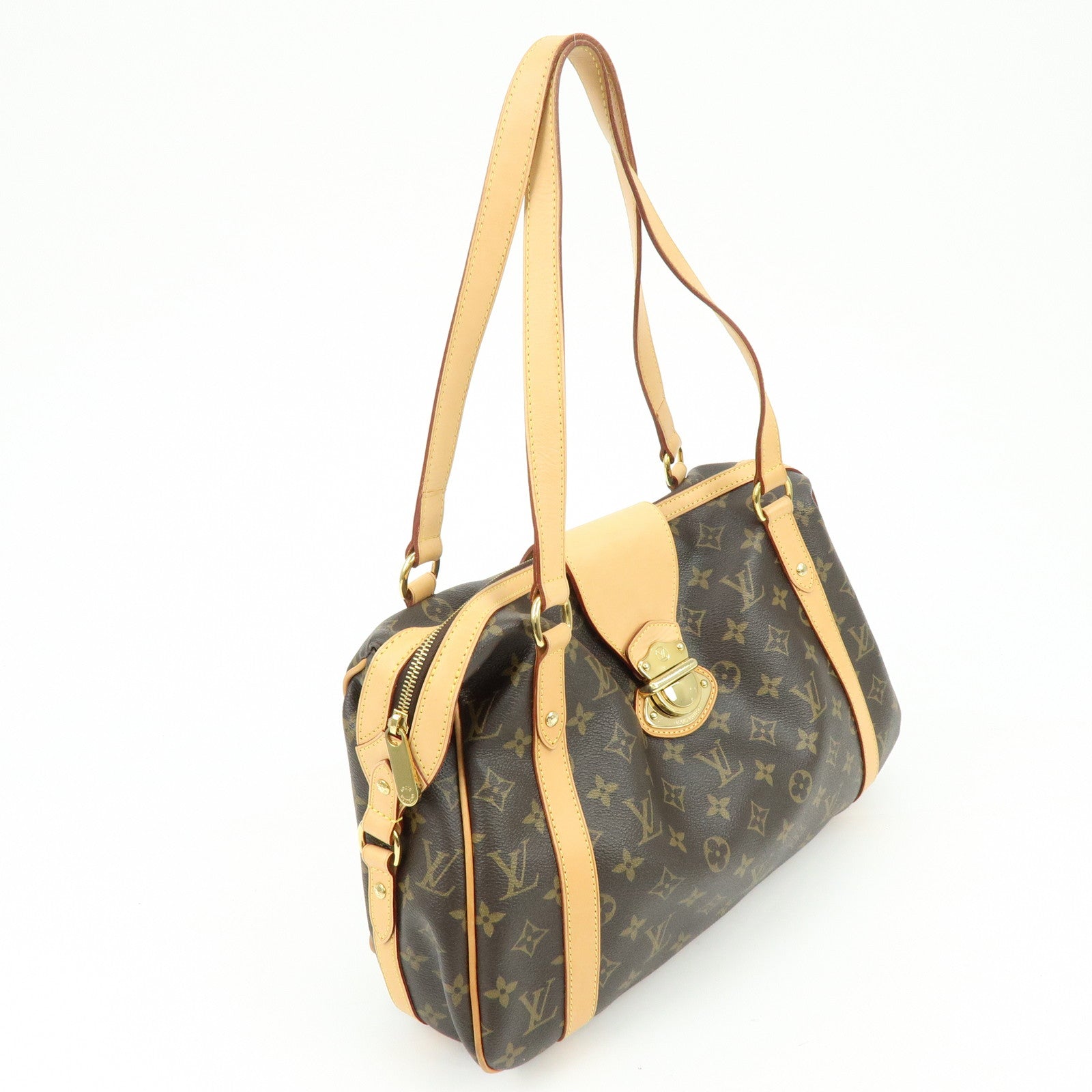 Louis Vuitton Monogram Stresa PM Shoulder Bag Brown M51186