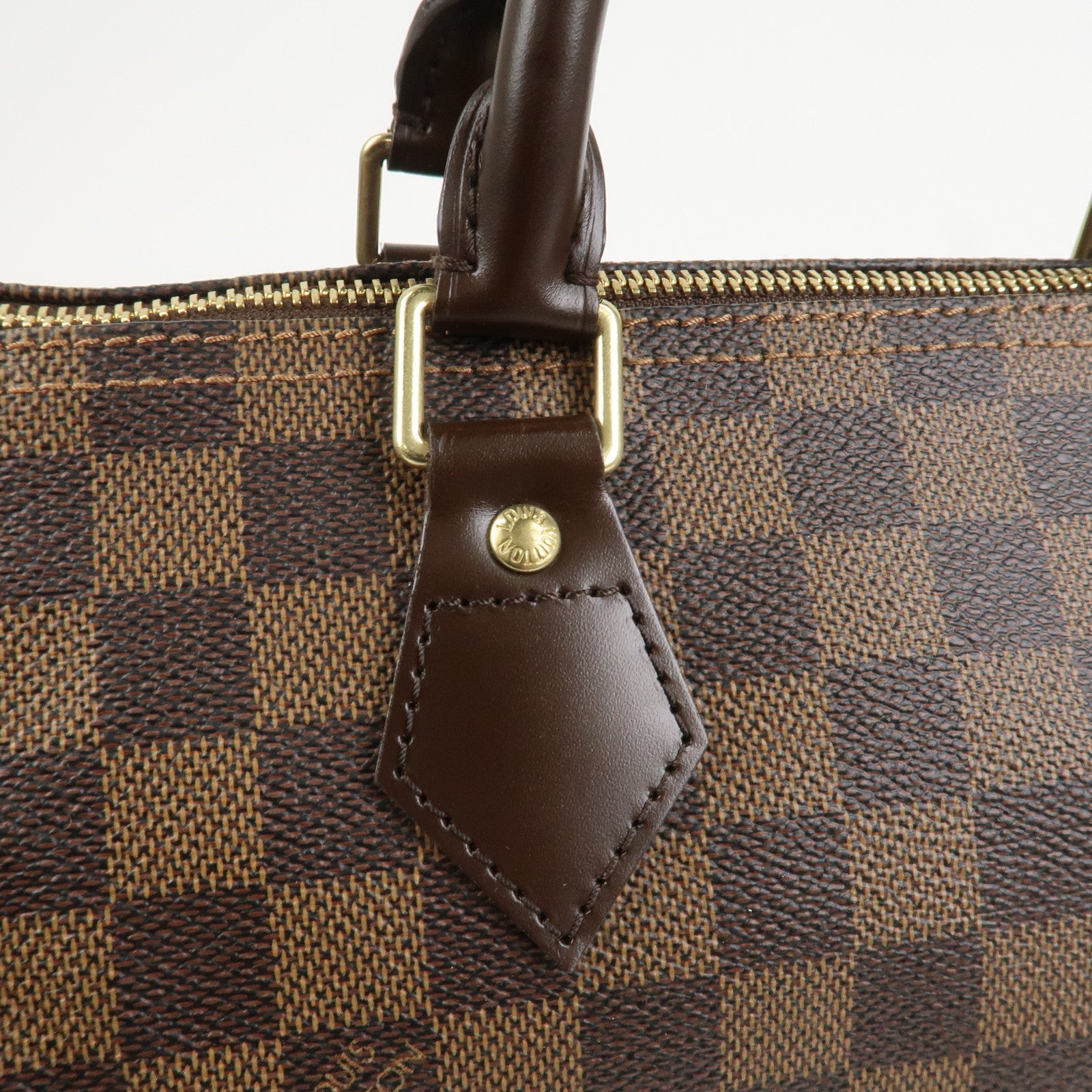 Louis Vuitton Damier Ebene Canvas Speedy 30 Boston Bag N41364