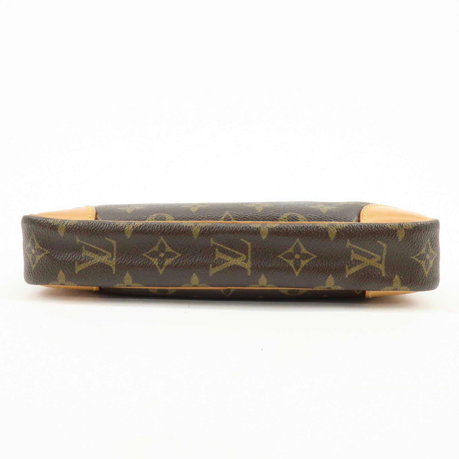 Louis Vuitton Monogram Marly Dragonne GM Clutch Bag Brown M51825
