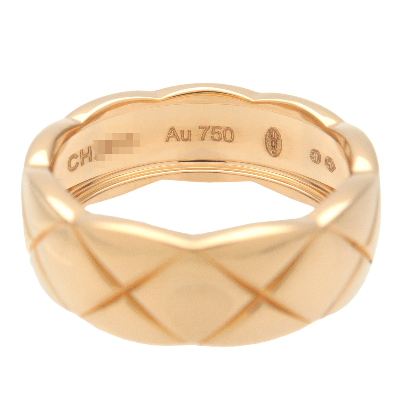 CHANEL COCO Crush Ring Medium #50 K18YG 750YG Yellow Gold J10571