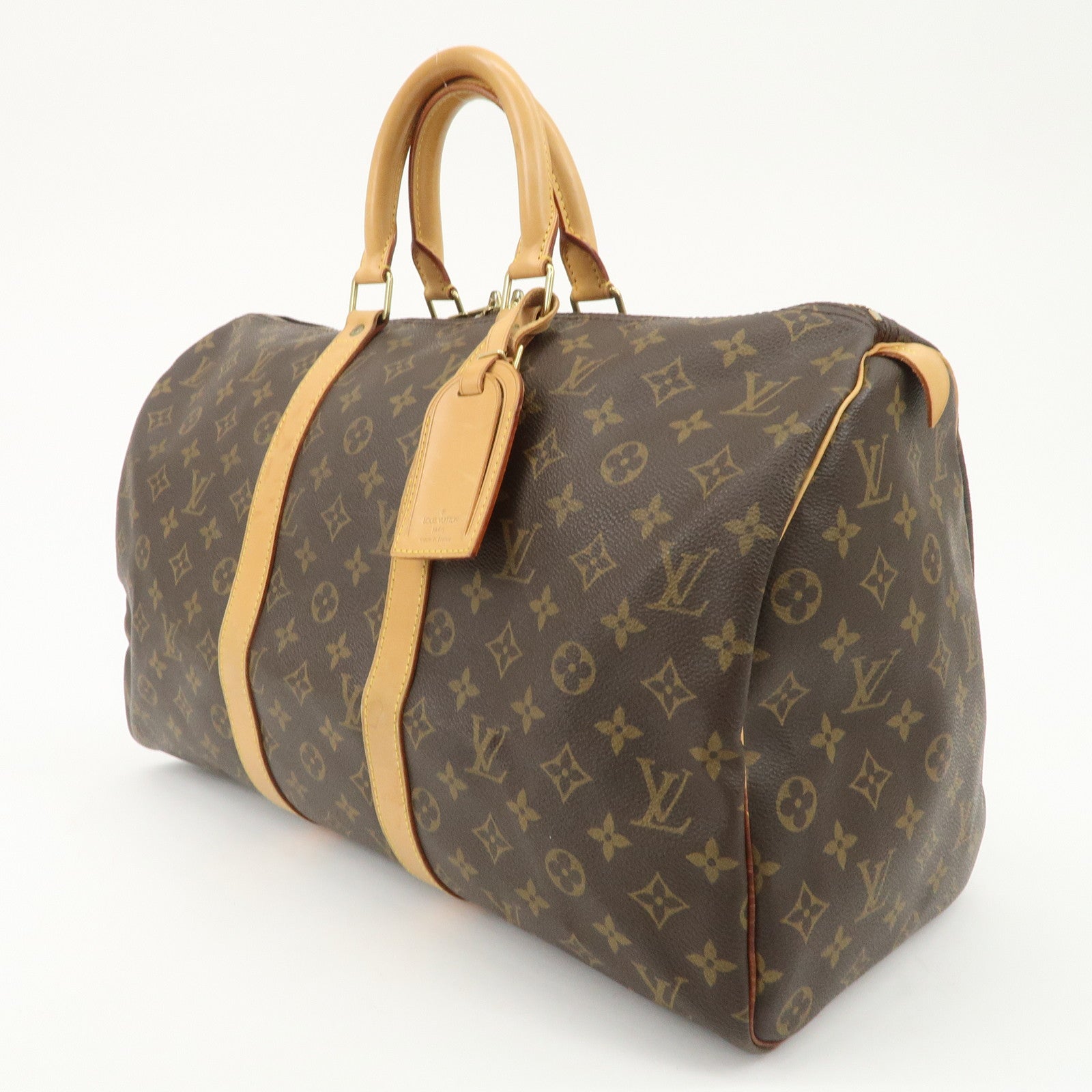 Louis Vuitton Monogram Keep All 45 Boston Bag Travel Bag M41428