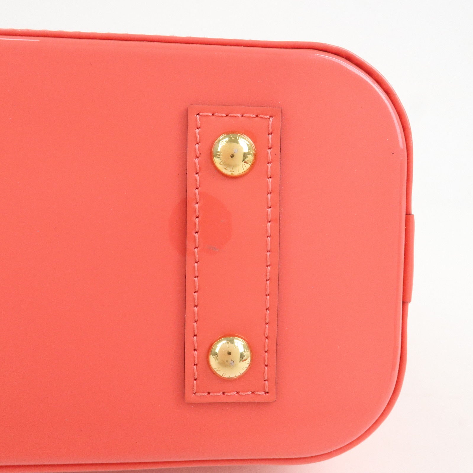 Louis Vuitton Monogram Vernis Alma BB 2Way Bag Hand Bag Rose Rich M90259