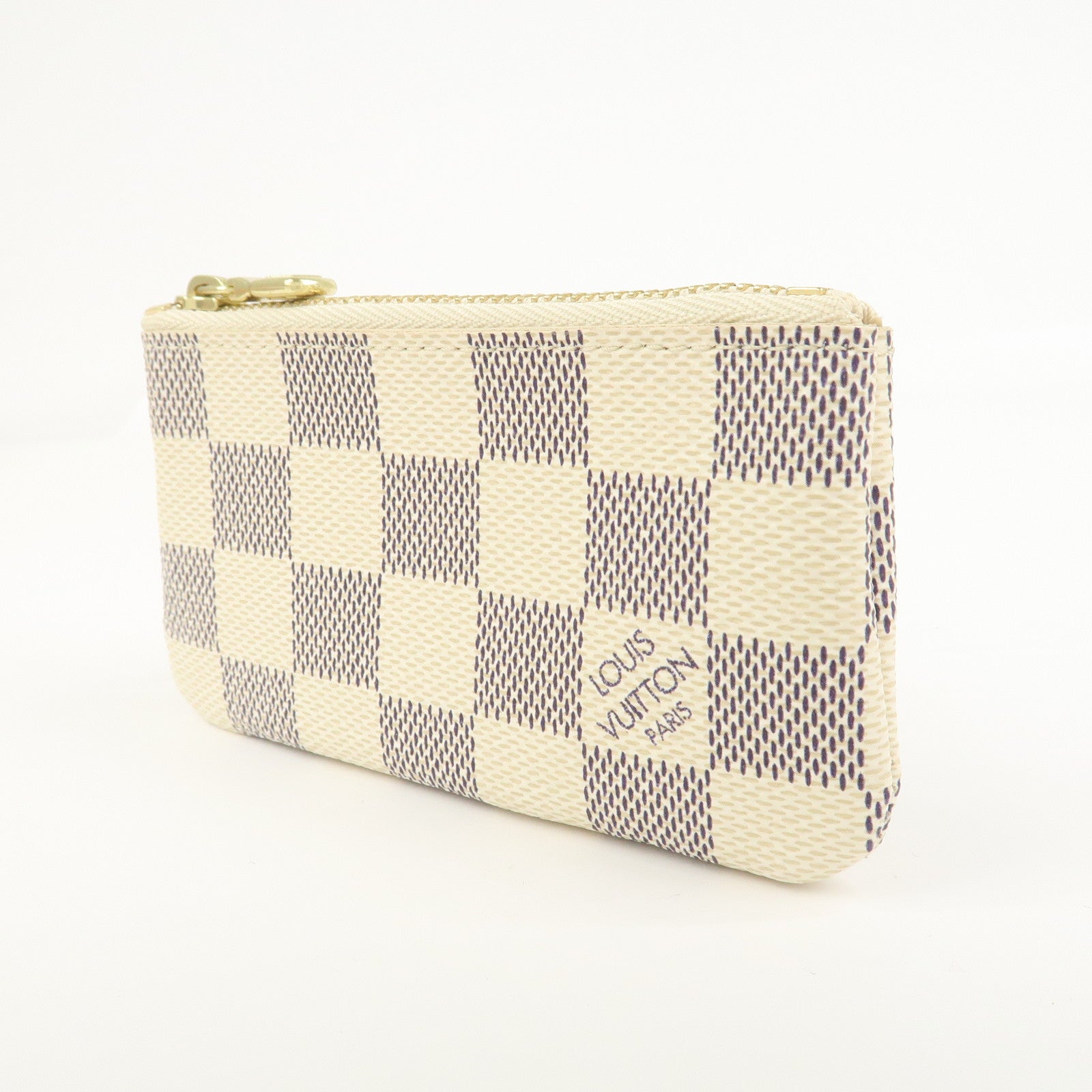 Louis Vuitton Damier Azur Pochette Cles Coin Case N62659