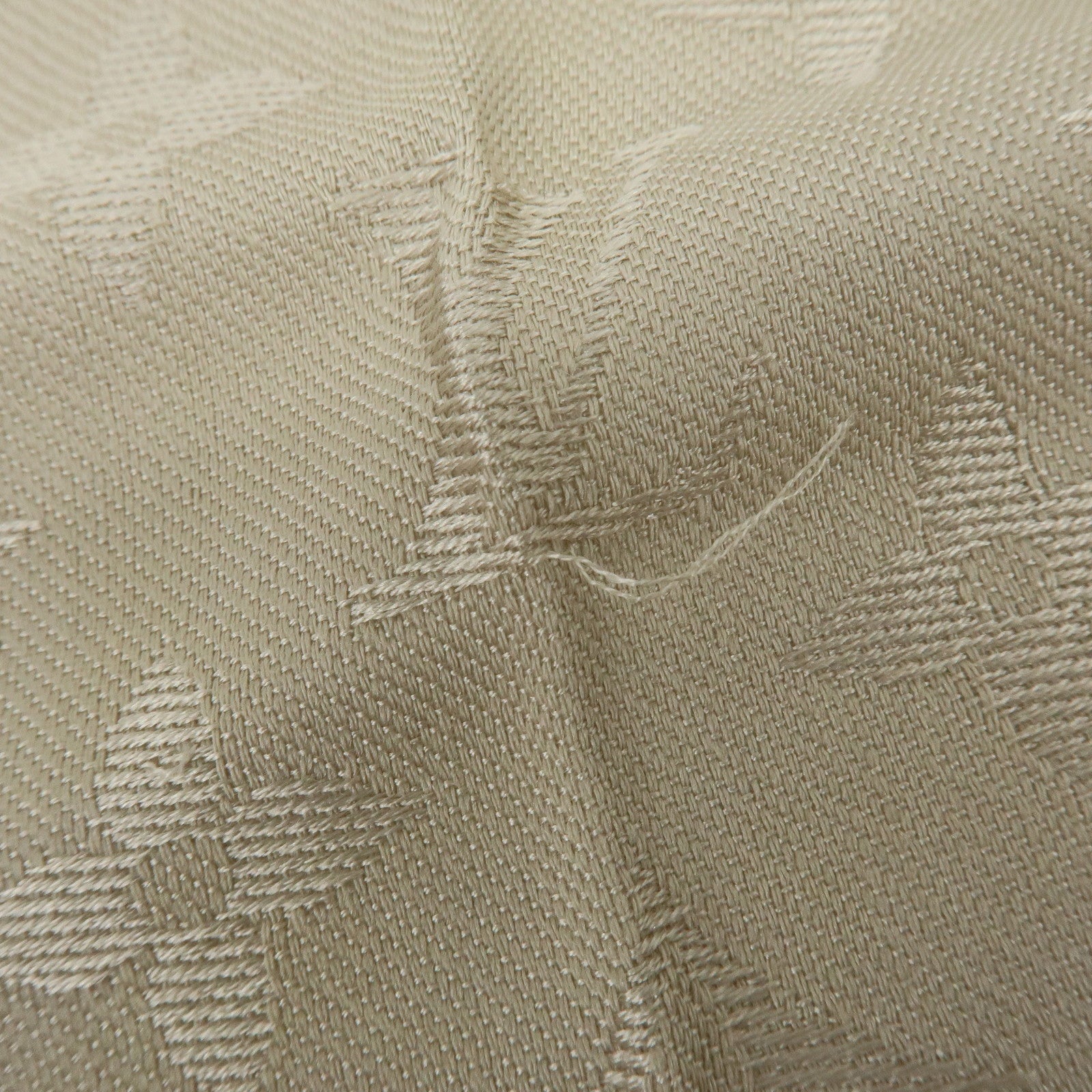 Louis Vuitton Monogram Classic Shawl Silk Wool Scarf Greige M96983