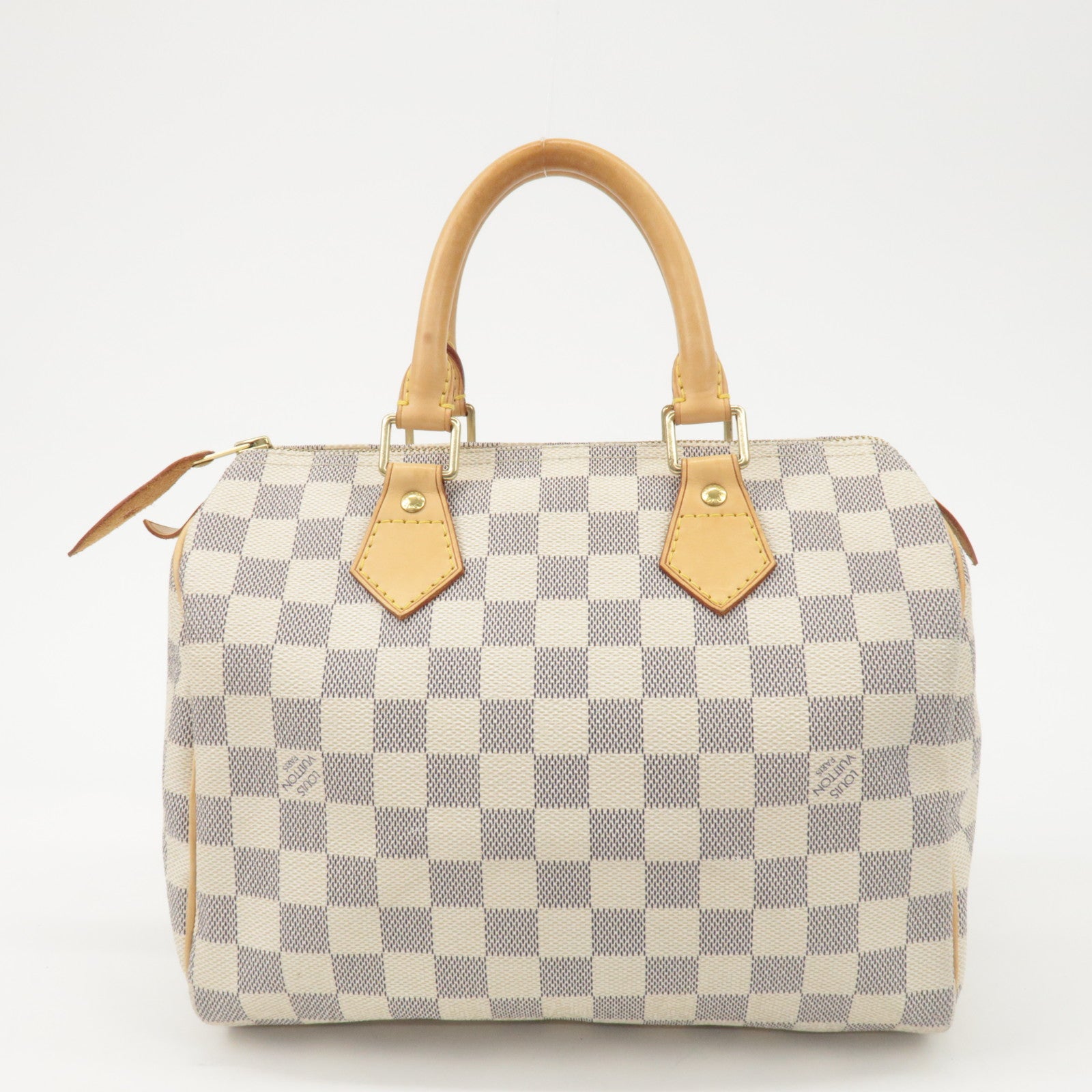 Louis Vuitton Damier Azur Speedy 25 Boston Bag Hand Bag N41534 Used