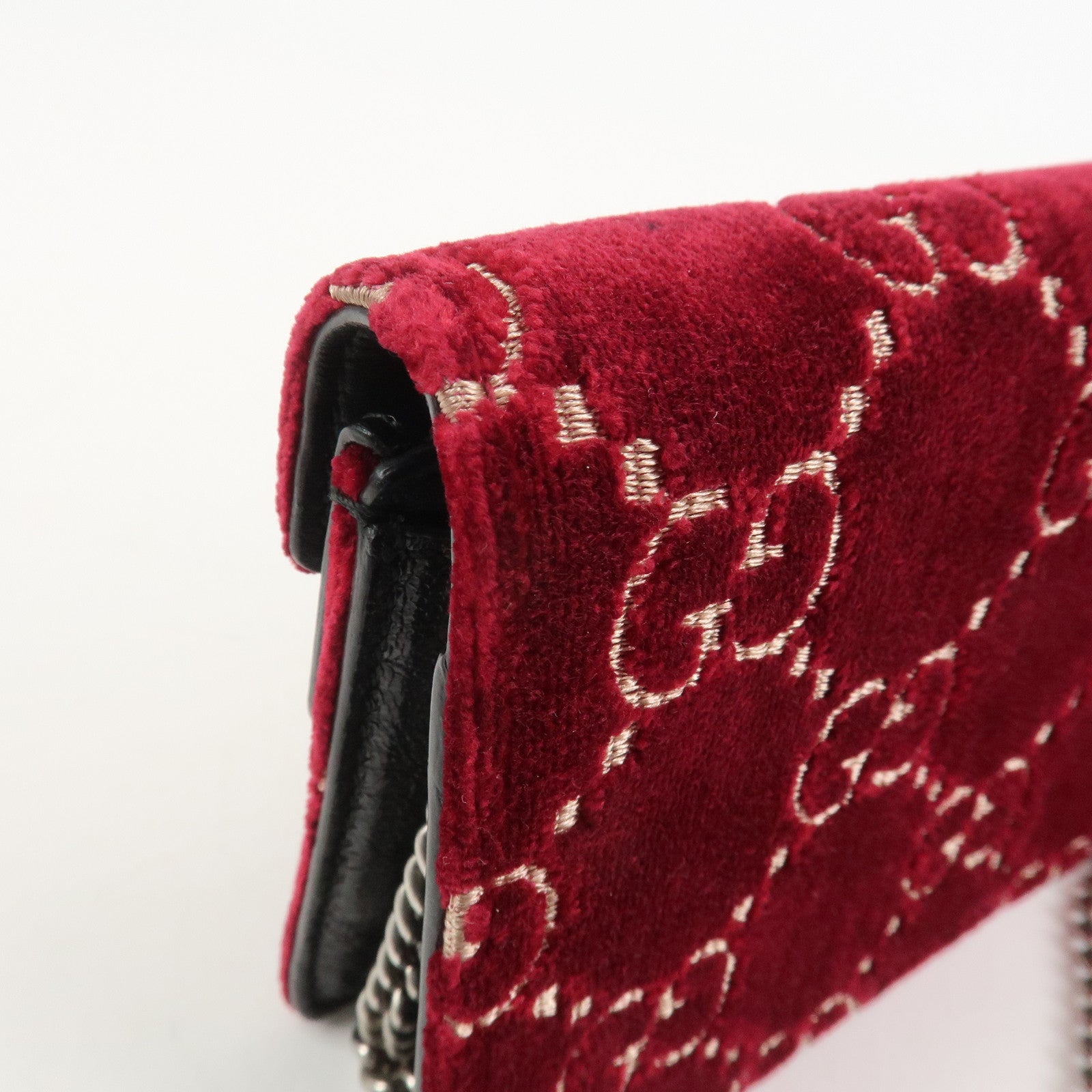 GUCCI Dionysus Super Mini Bag Leather Chain Shoulder Bag 476432